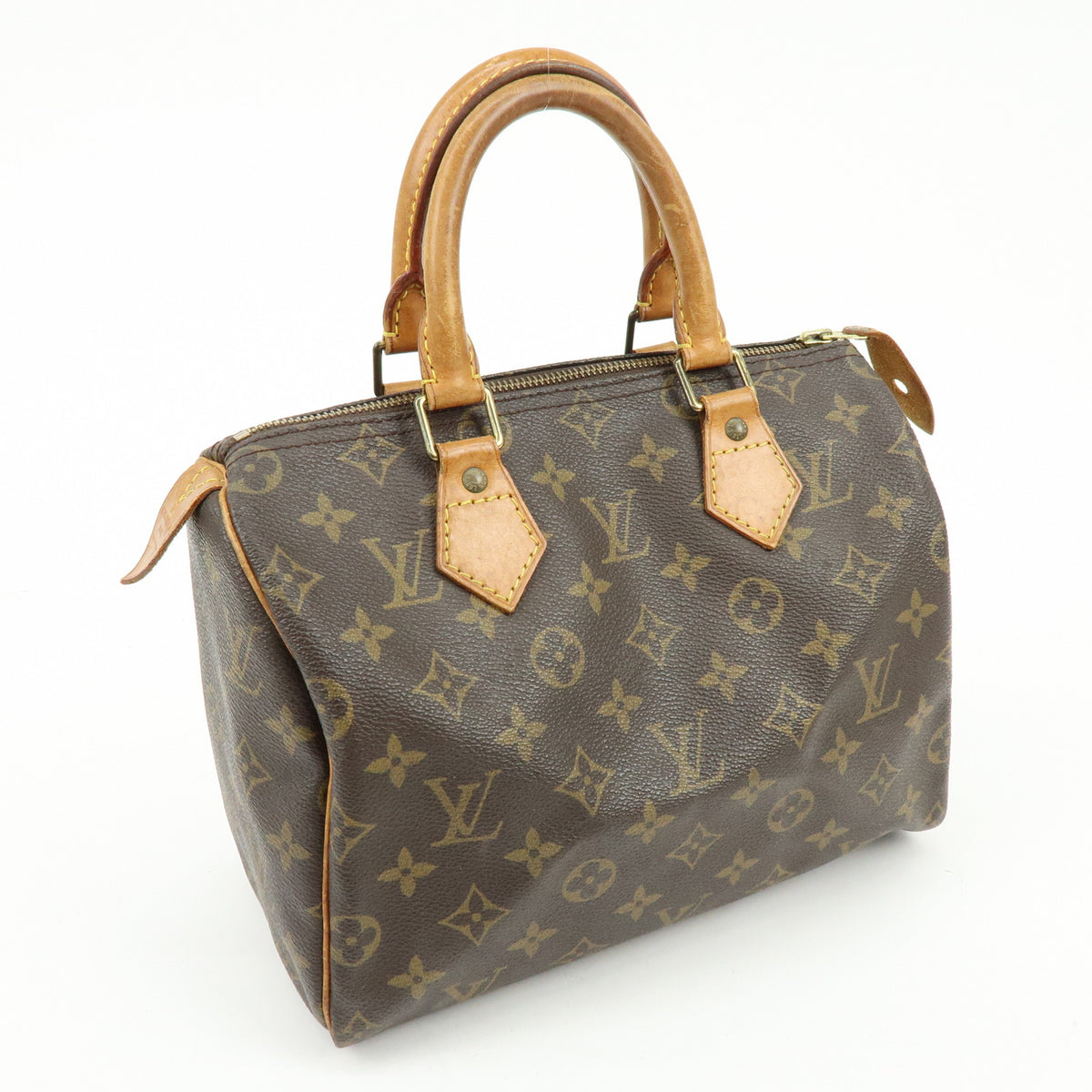 Louis Vuitton Monogram Speedy 25 Boston Bag Hand Bag Brown M41528