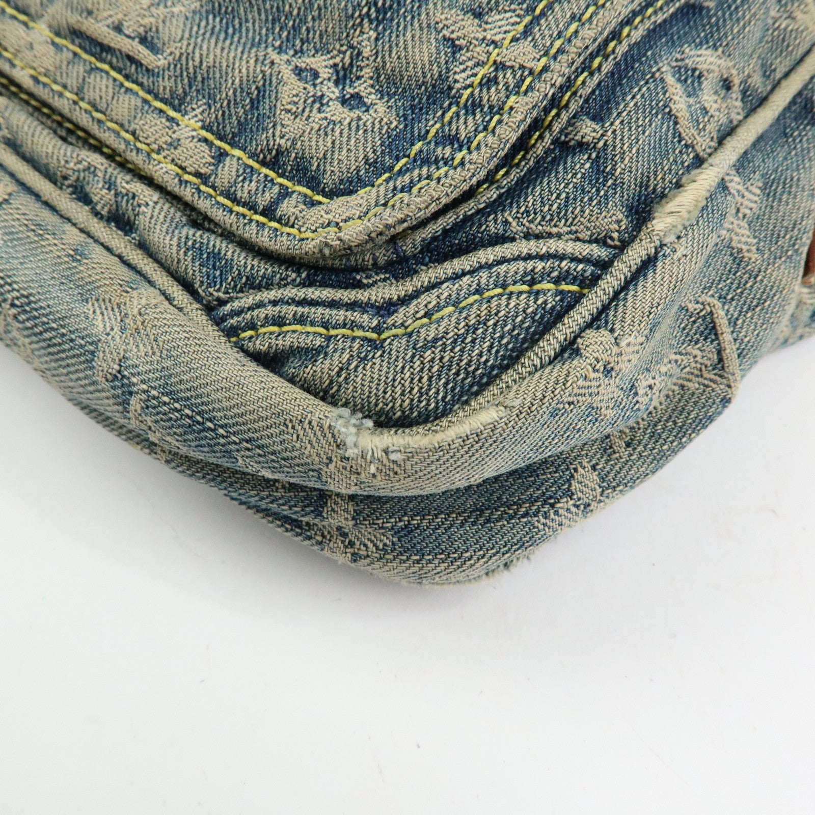 Louis Vuitton Monogram Denim Bum Bag Waist Bag Blue M95347