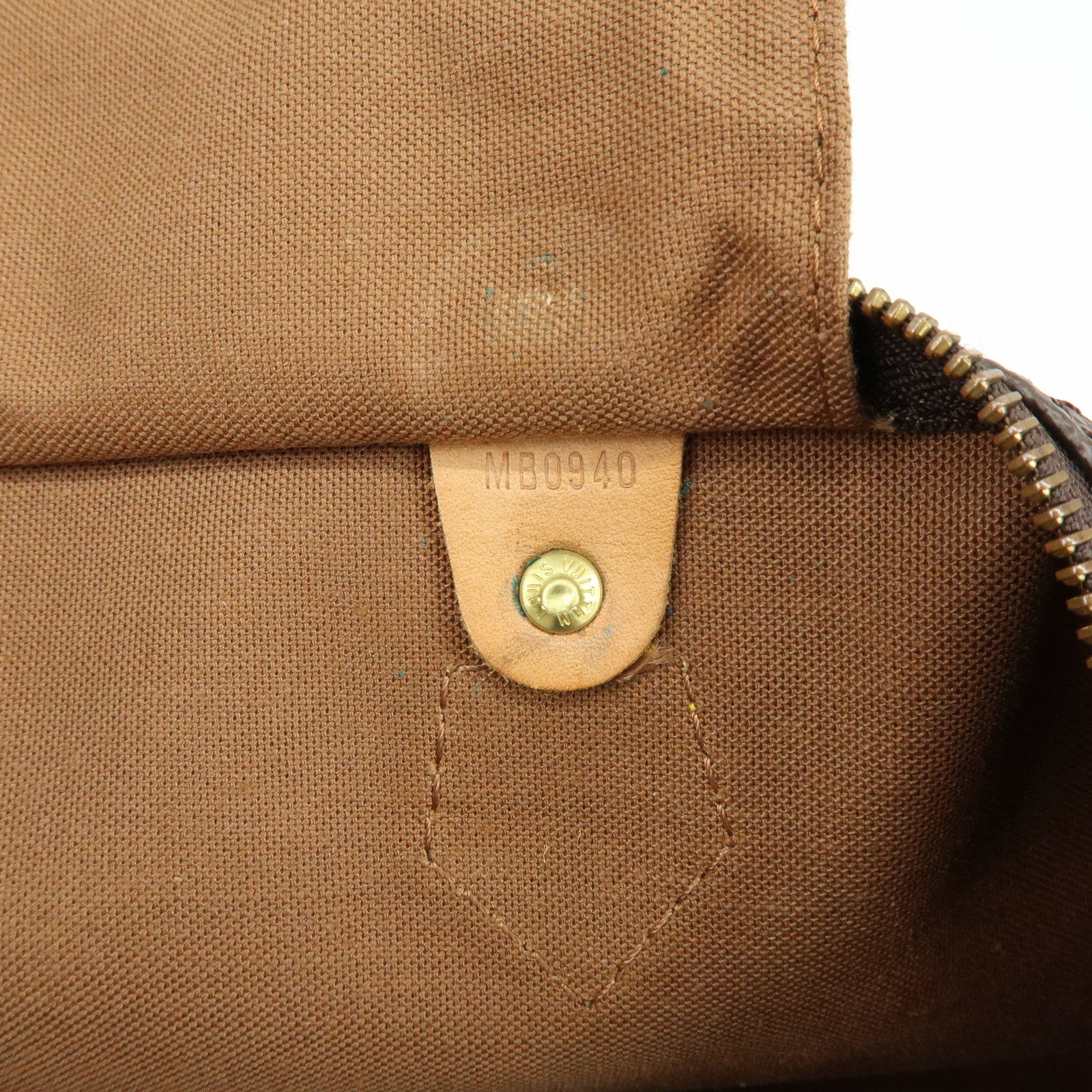 Louis Vuitton Monogram Speedy 40 Hand Bag Boston Bag Brown M41522
