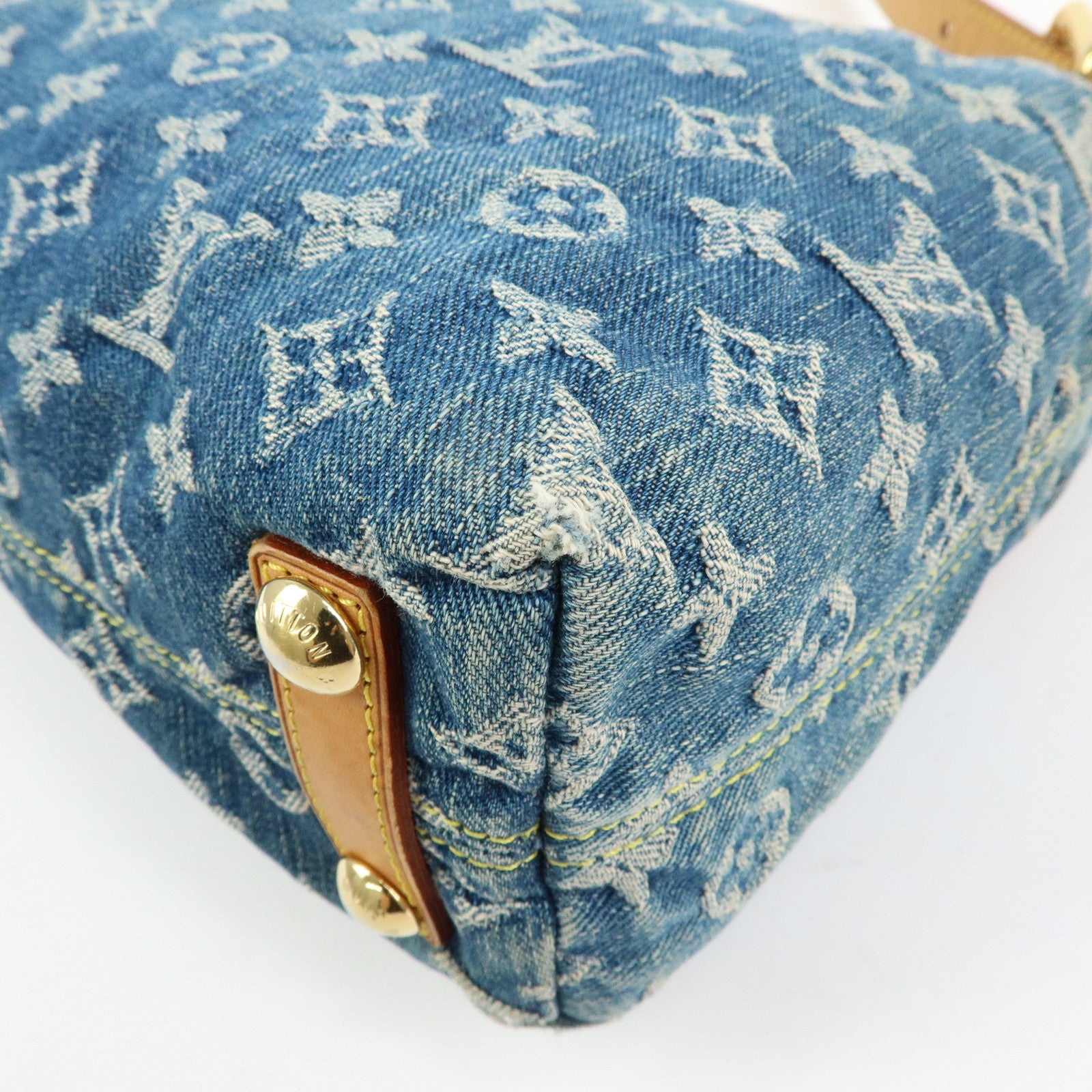Louis Vuitton Monogram Denim Baggy PM 2Way Bag Shoulder Bag M95049