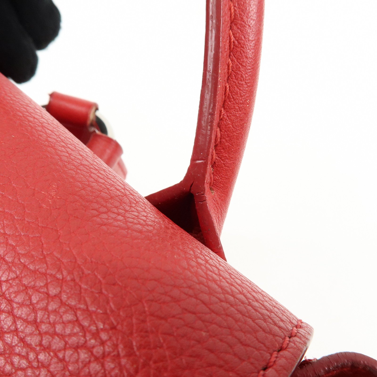 Louis Vuitton Lockme Taurillon Leather Backpack Rucksack Ruby M41818
