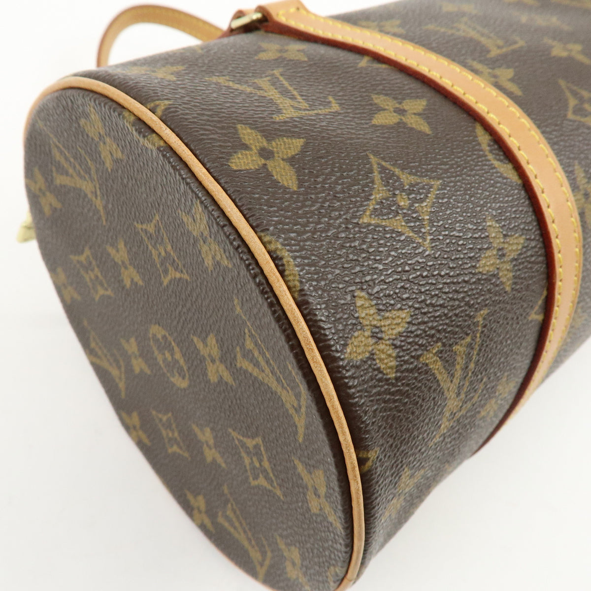 Louis Vuitton Monogram Papillon 30 Hand Bag Brown M51385