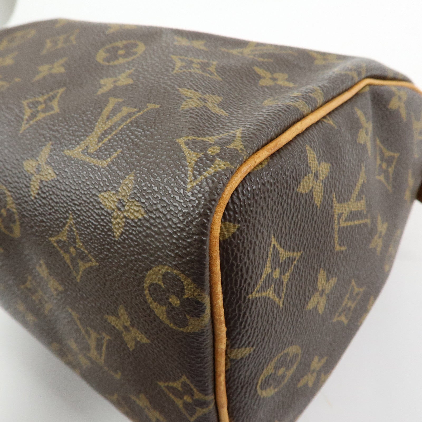 Louis Vuitton Monogram Speedy 25 Boston Bag Hand Bag Brown M41528