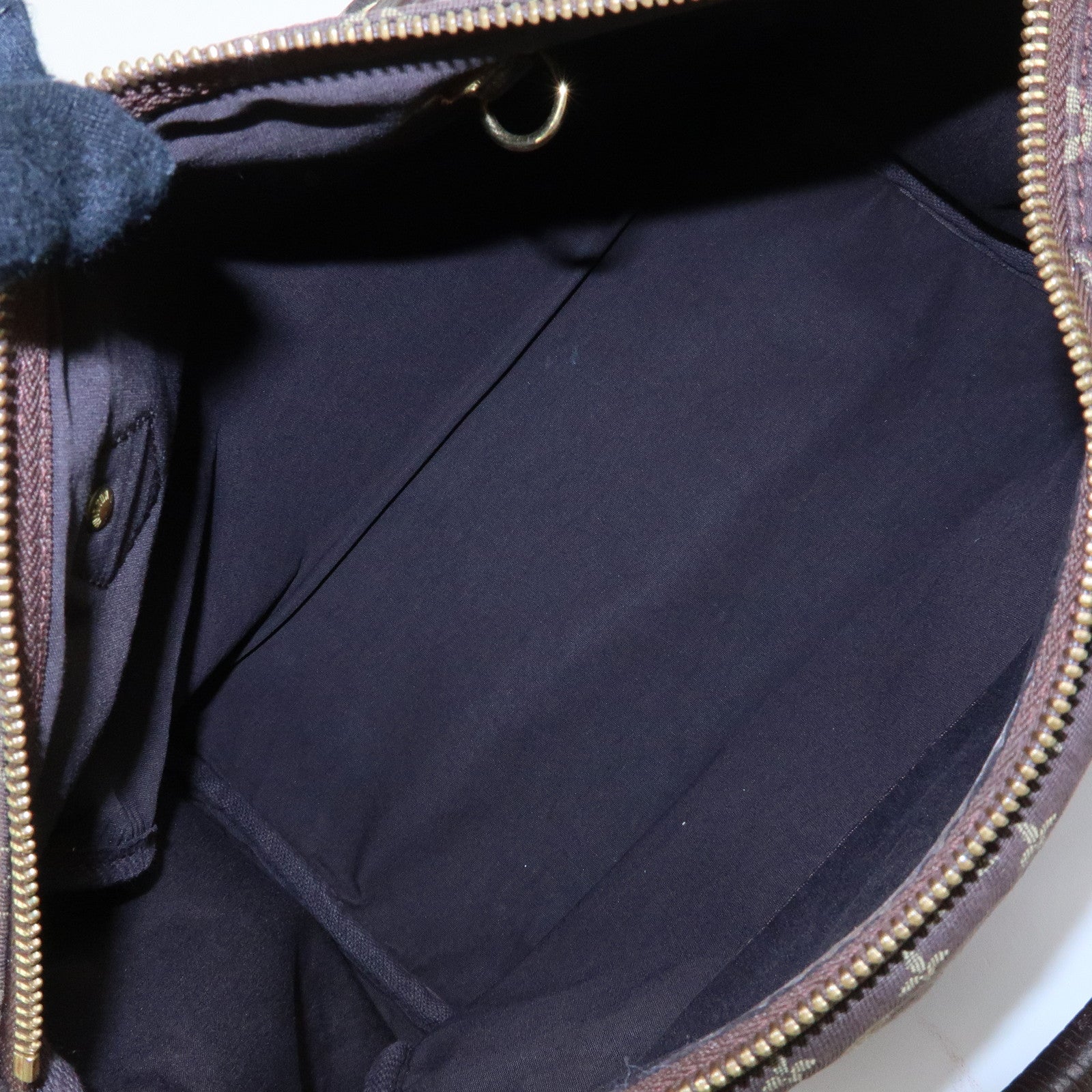 Louis Vuitton Monogram Mini Lin Speedy 30 Boston Hand Bag Ebene M95224