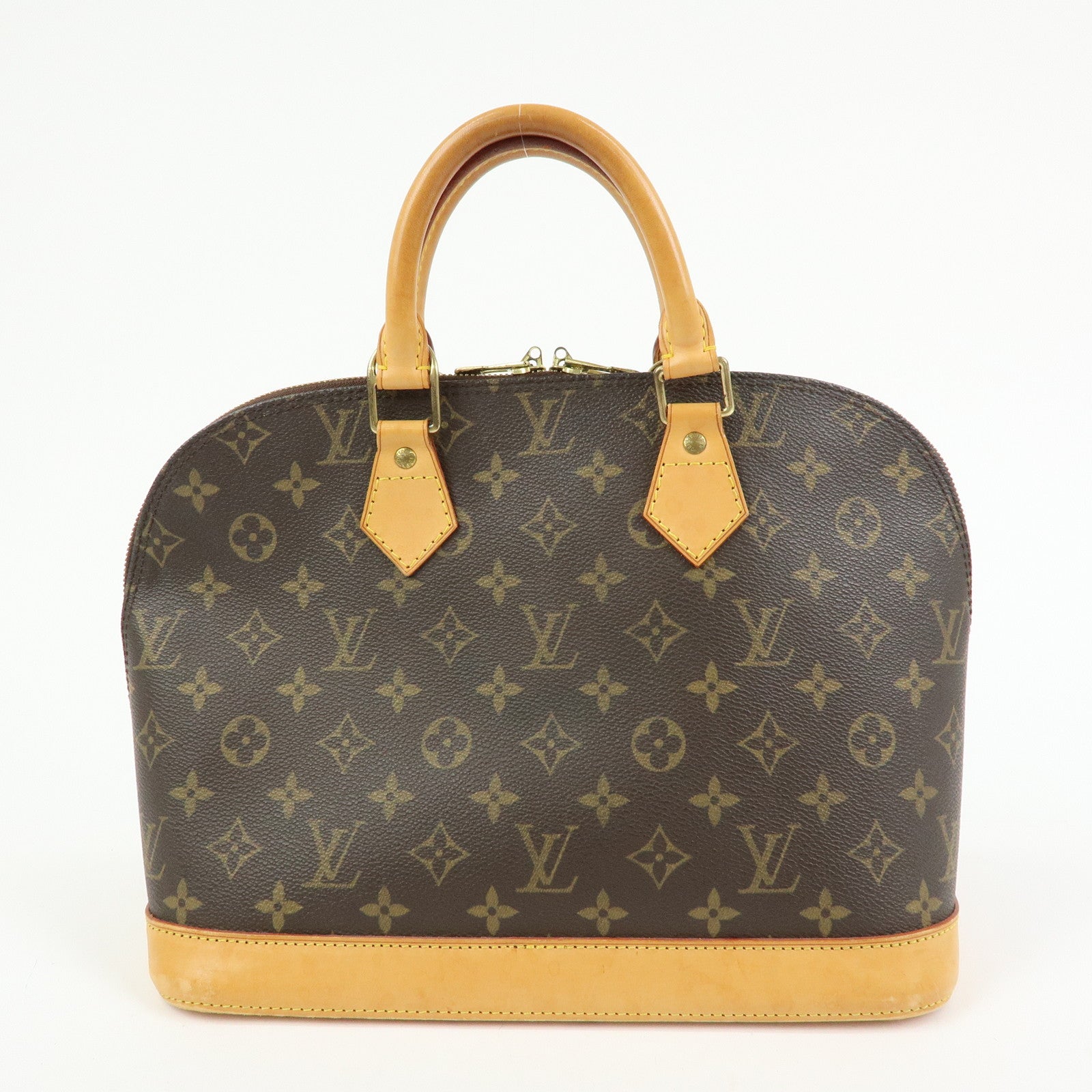 Louis Vuitton Monogram Alma PM Hand Bag Brown M51130