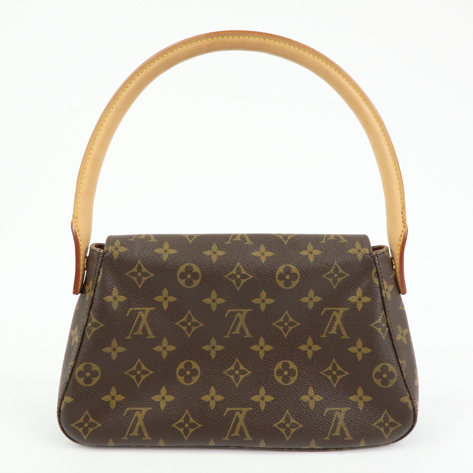 Louis Vuitton Monogram Mini Looping Canvas Shoulder Bag Brown M51147