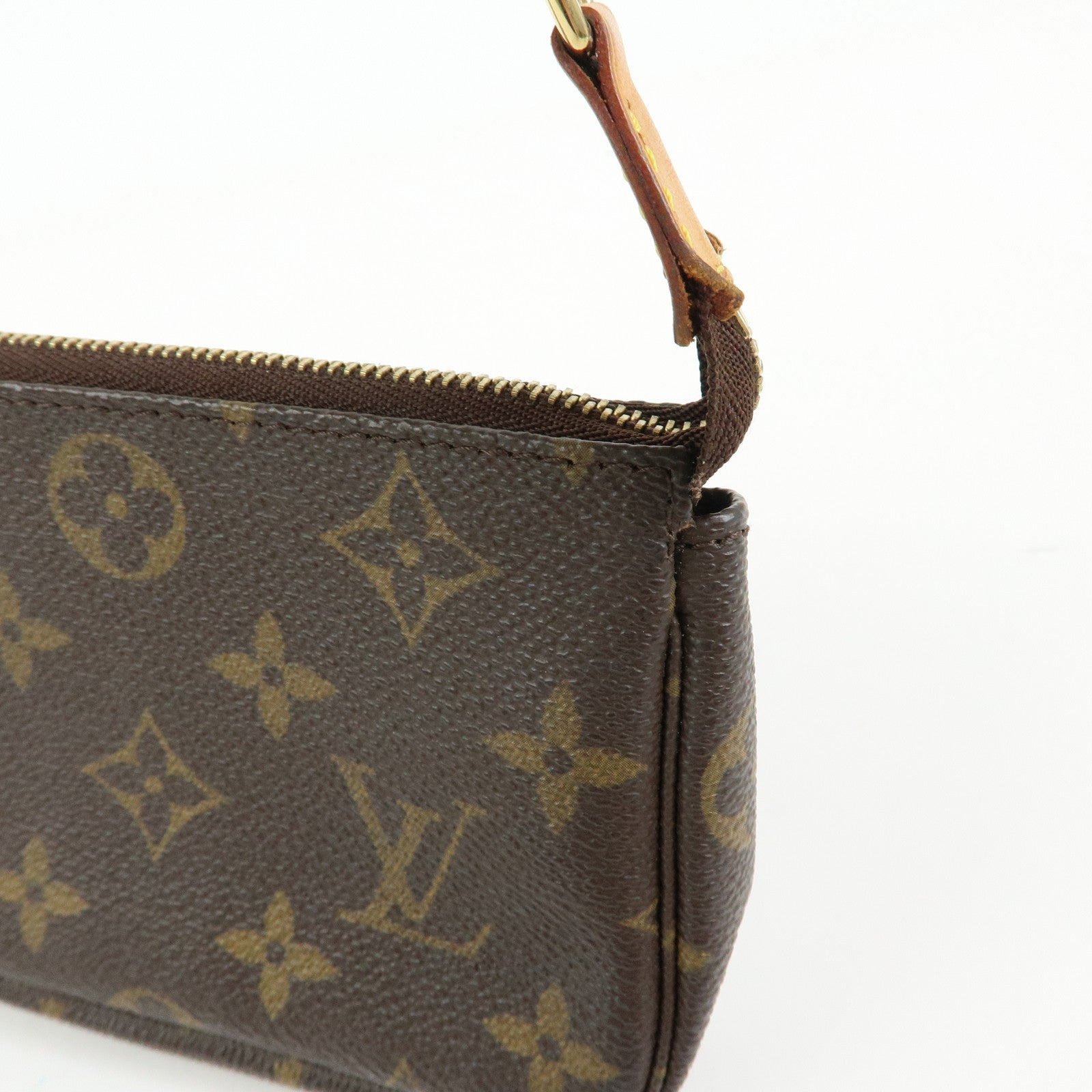 Louis Vuitton Monogram Mini Pochette Accessoires Pouch Brown M58009