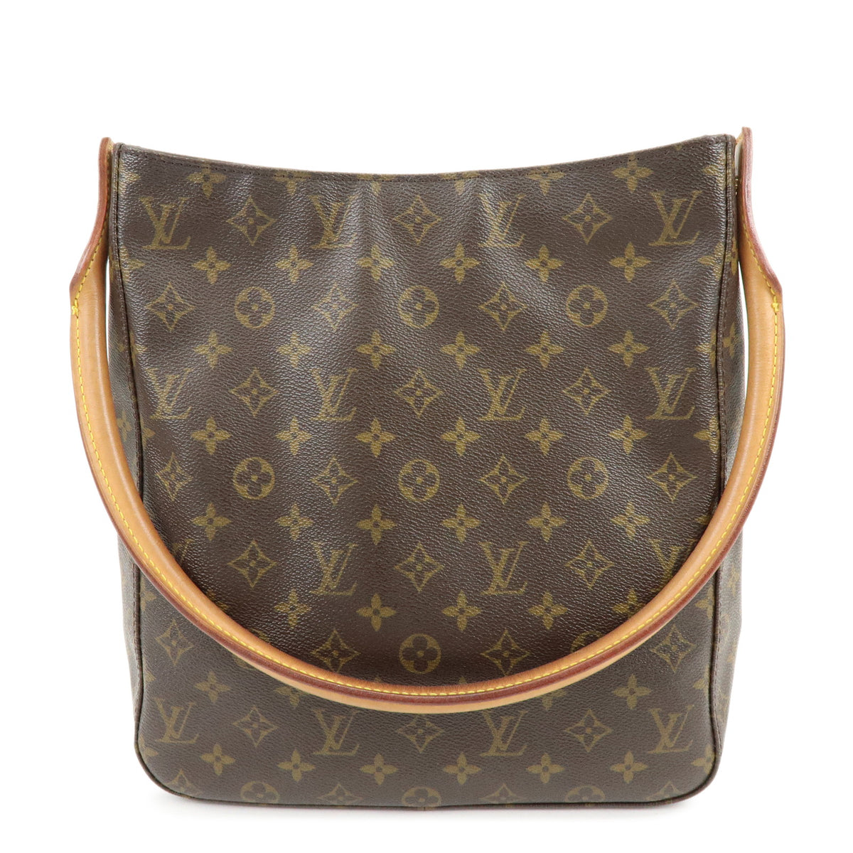 Louis Vuitton Monogram Looping GM Shoulder Bag Brown M51145