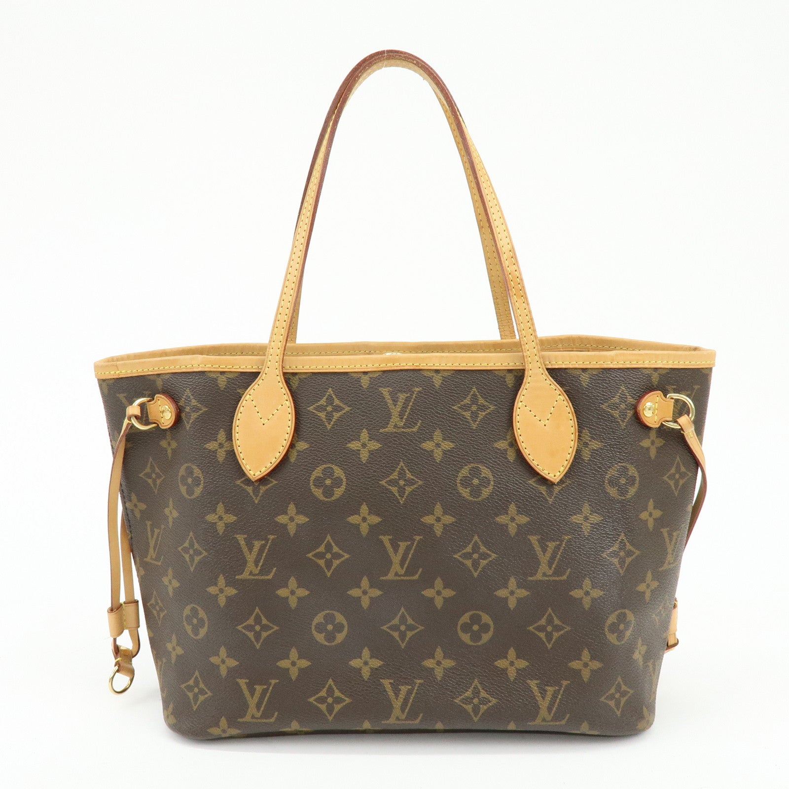 Louis Vuitton Monogram Neverfull PM Tote Bag Hand Bag Brown M40155