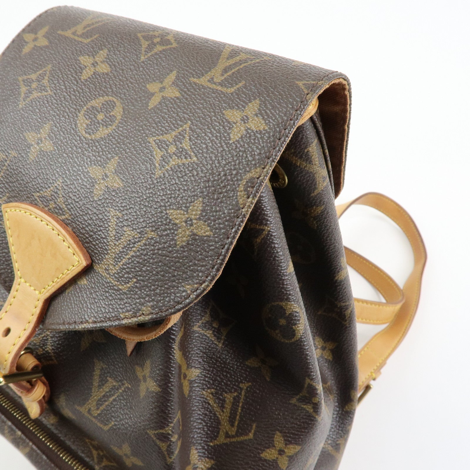 Louis Vuitton Monogram Montsouris MM Backpack Brown M51136