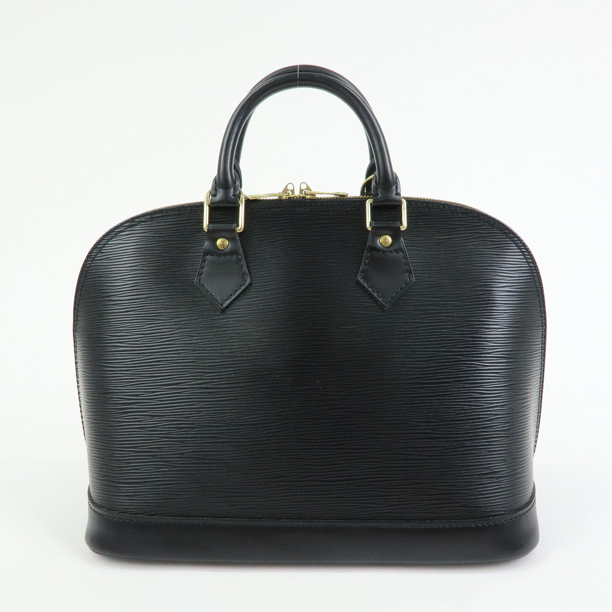 Louis Vuitton Epi Alma PM Leather Hand Bag Noir Black M52142