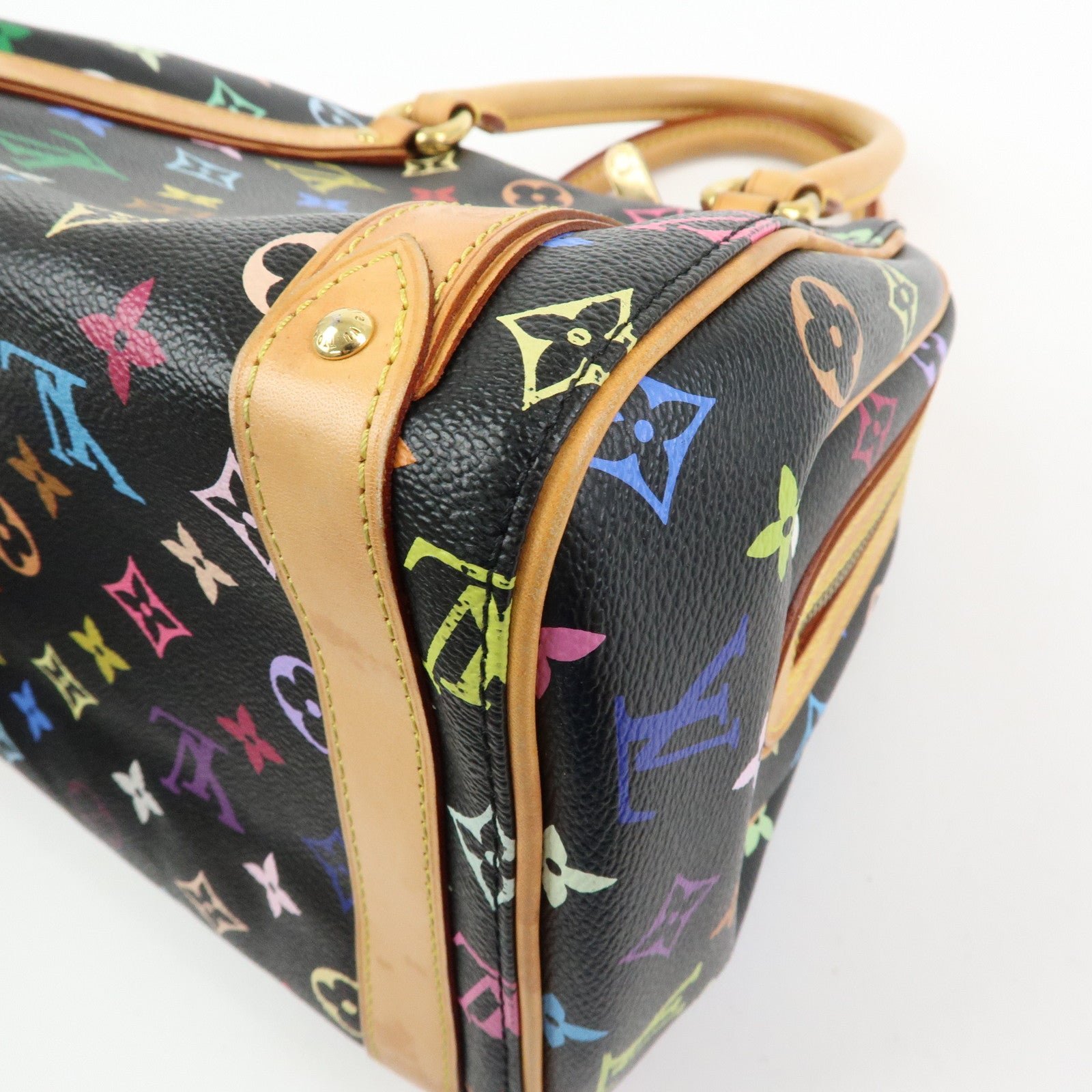 Louis Vuitton Monogram Multicolor Priscilla Hand Bag Noir M40097