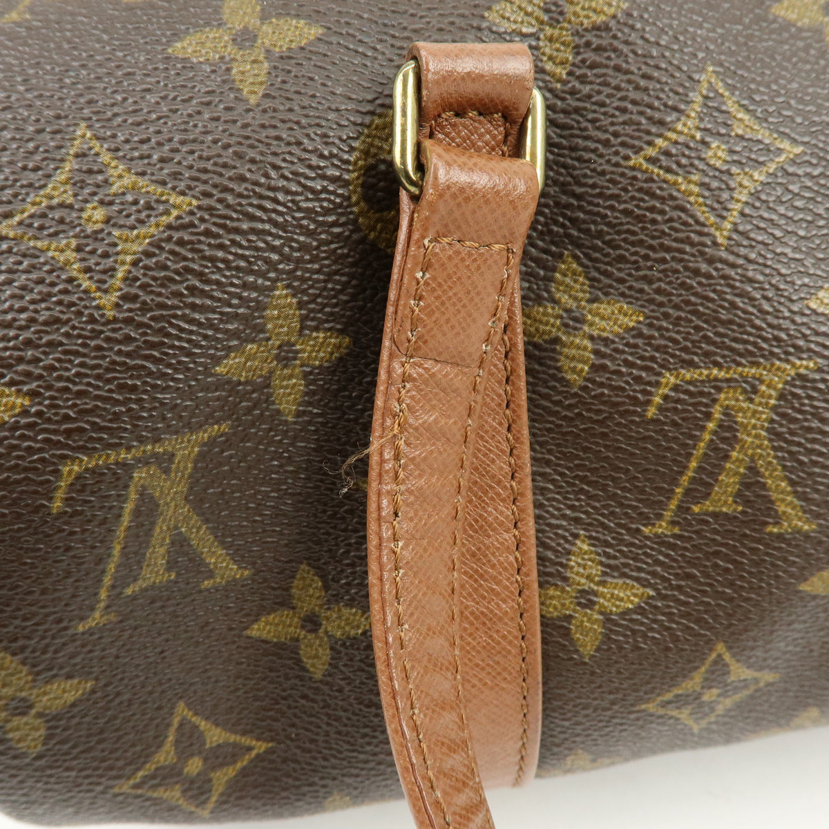 Louis Vuitton Monogram Papillon 30 Hand Bag Brown M51365