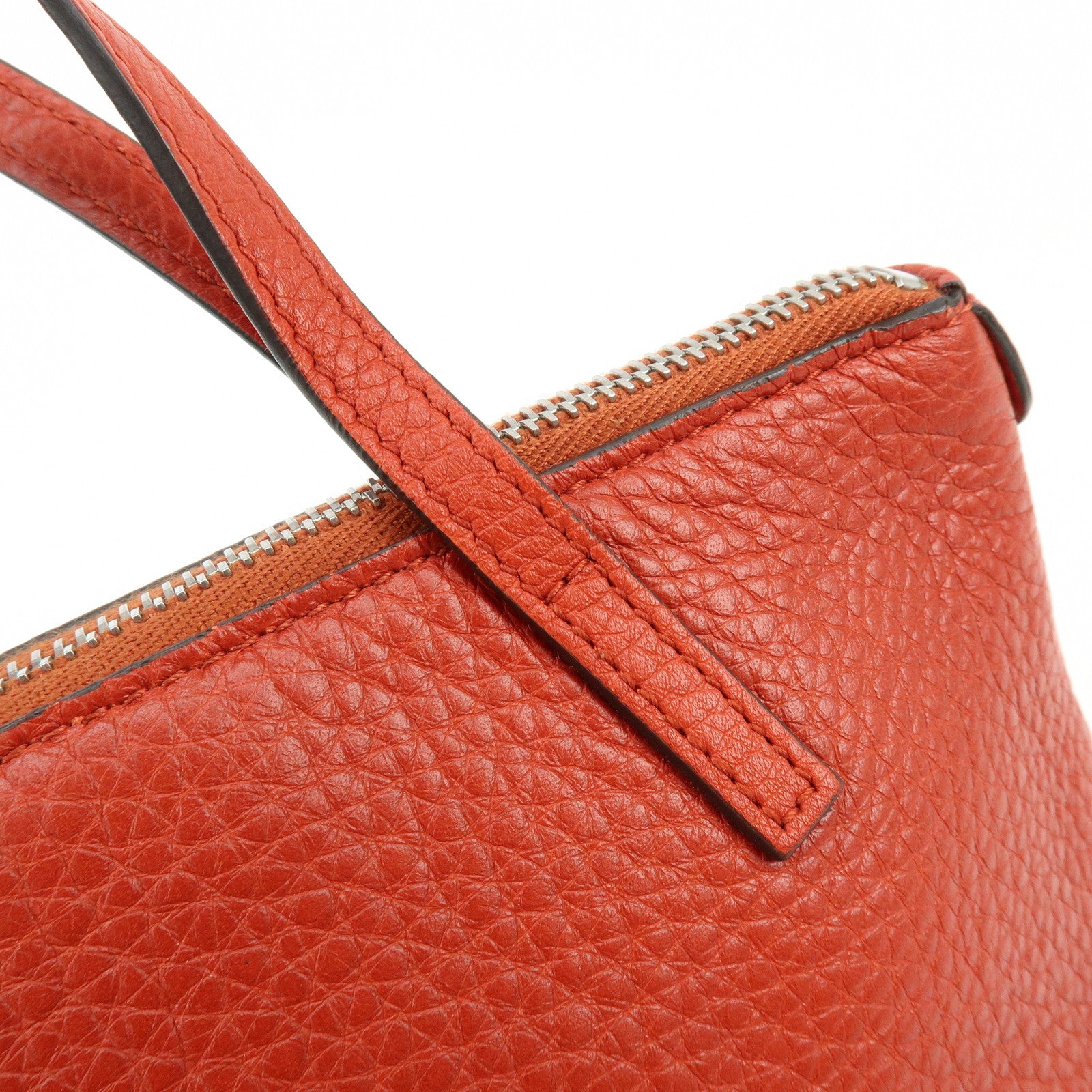 GUCCI Children's Interlocking G SOHO Leather Hand Bag Red 340618