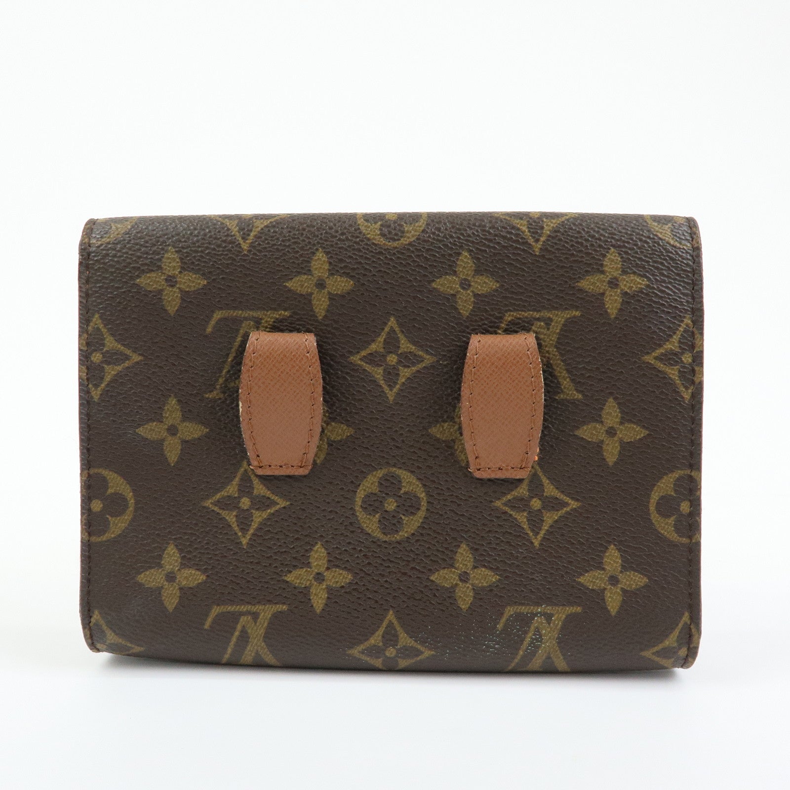 Louis Vuitton Monogram Pochette Arche Canvas Waist Bag Brown M51975