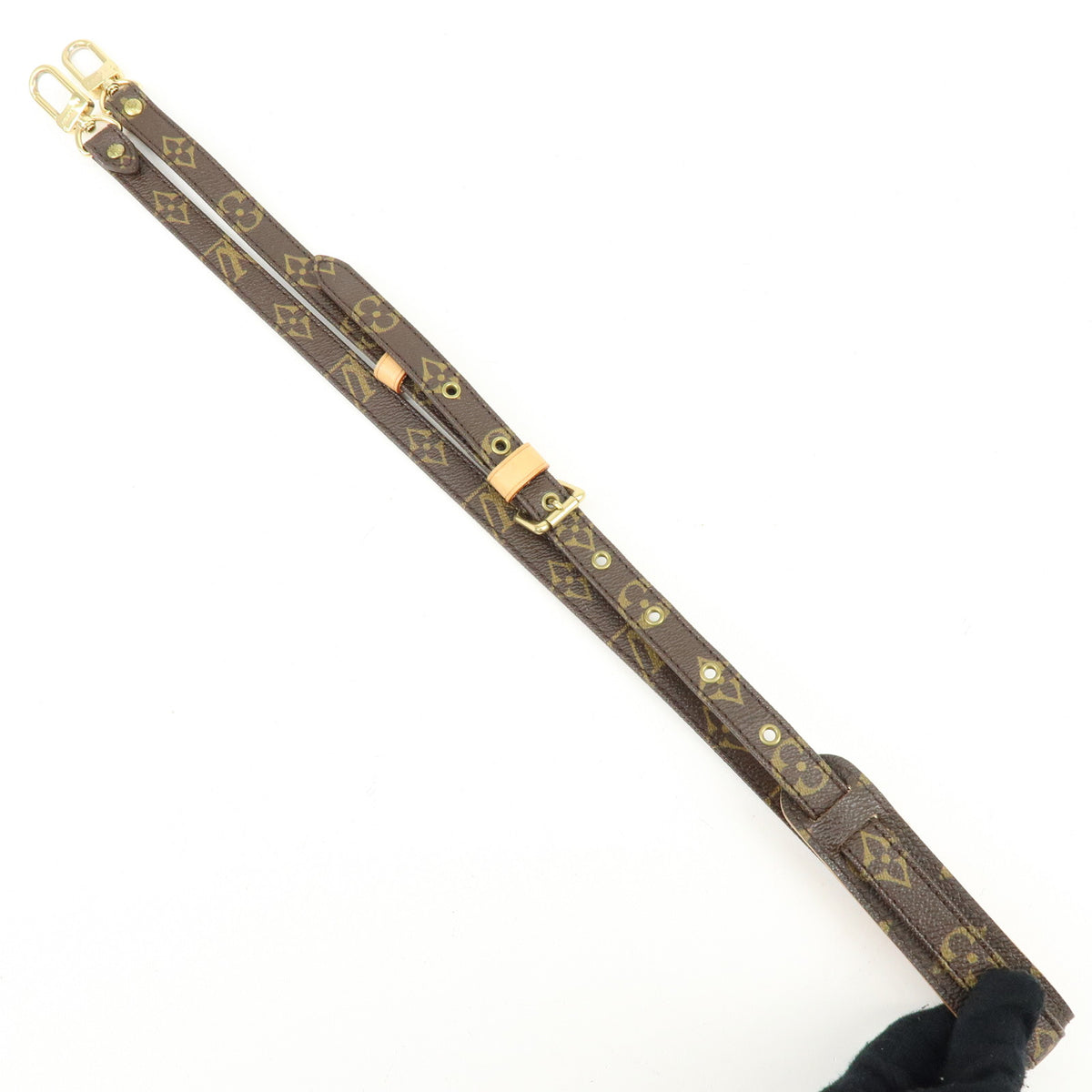 Louis Vuitton Monogram Adjustable Shoulder Strap Brown 120cm J52315