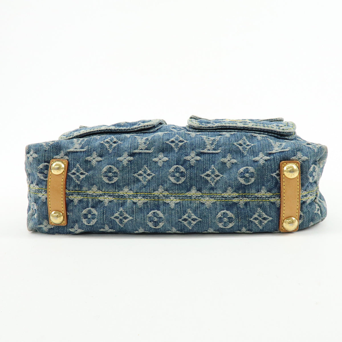 Louis Vuitton Monogram Denim Baggy GM Shoulder Bag Blue M95048