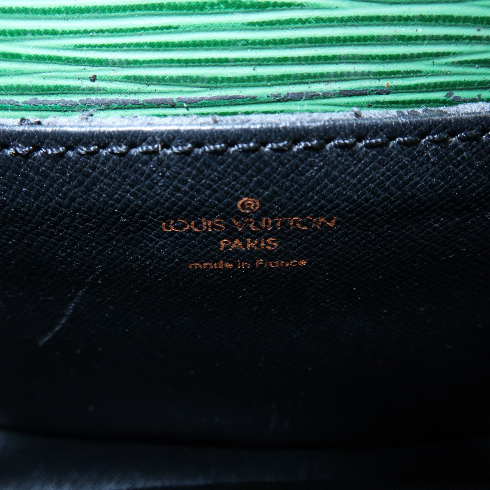 Louis Vuitton Epi Mini Saint Cloud Shoulder Bag Borneo Green M52214