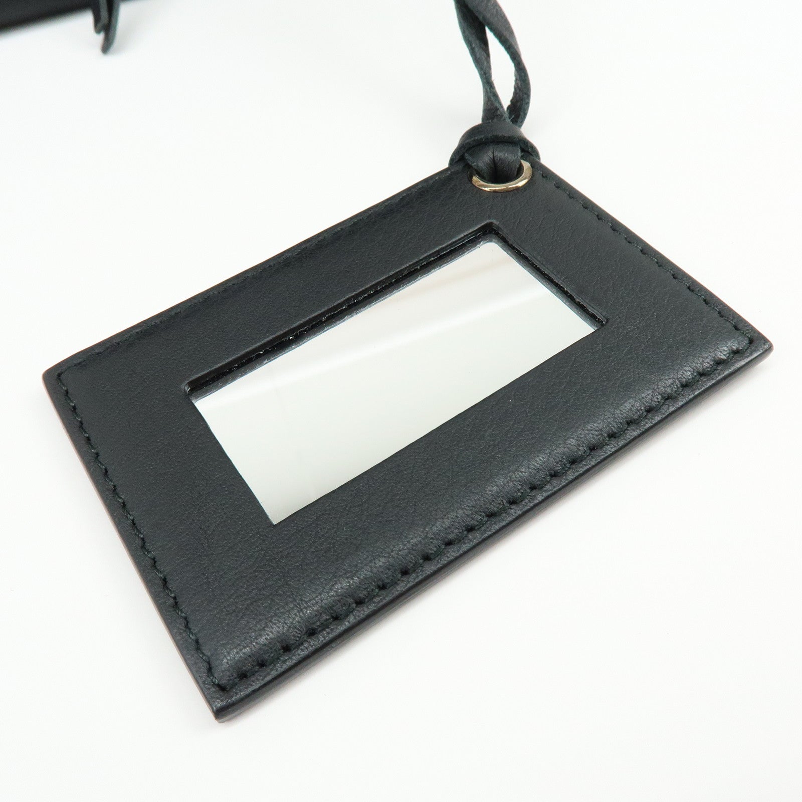 BALENCIAGA Paper A6 Mini Leather 2Way Hand Shoulder Bag Black 370926