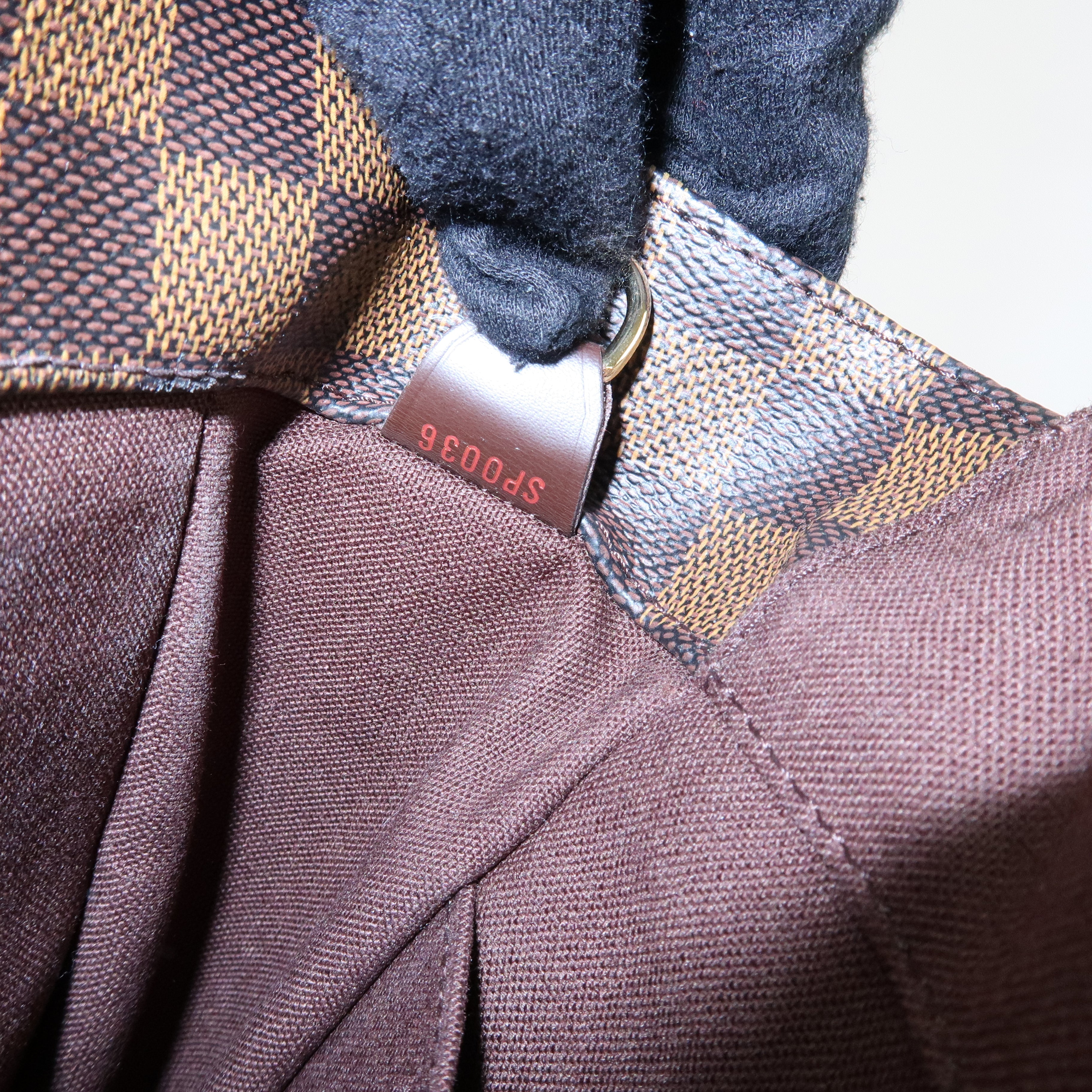 Louis Vuitton Damier Ebene Bastille Canvas Shoulder Bag N45258