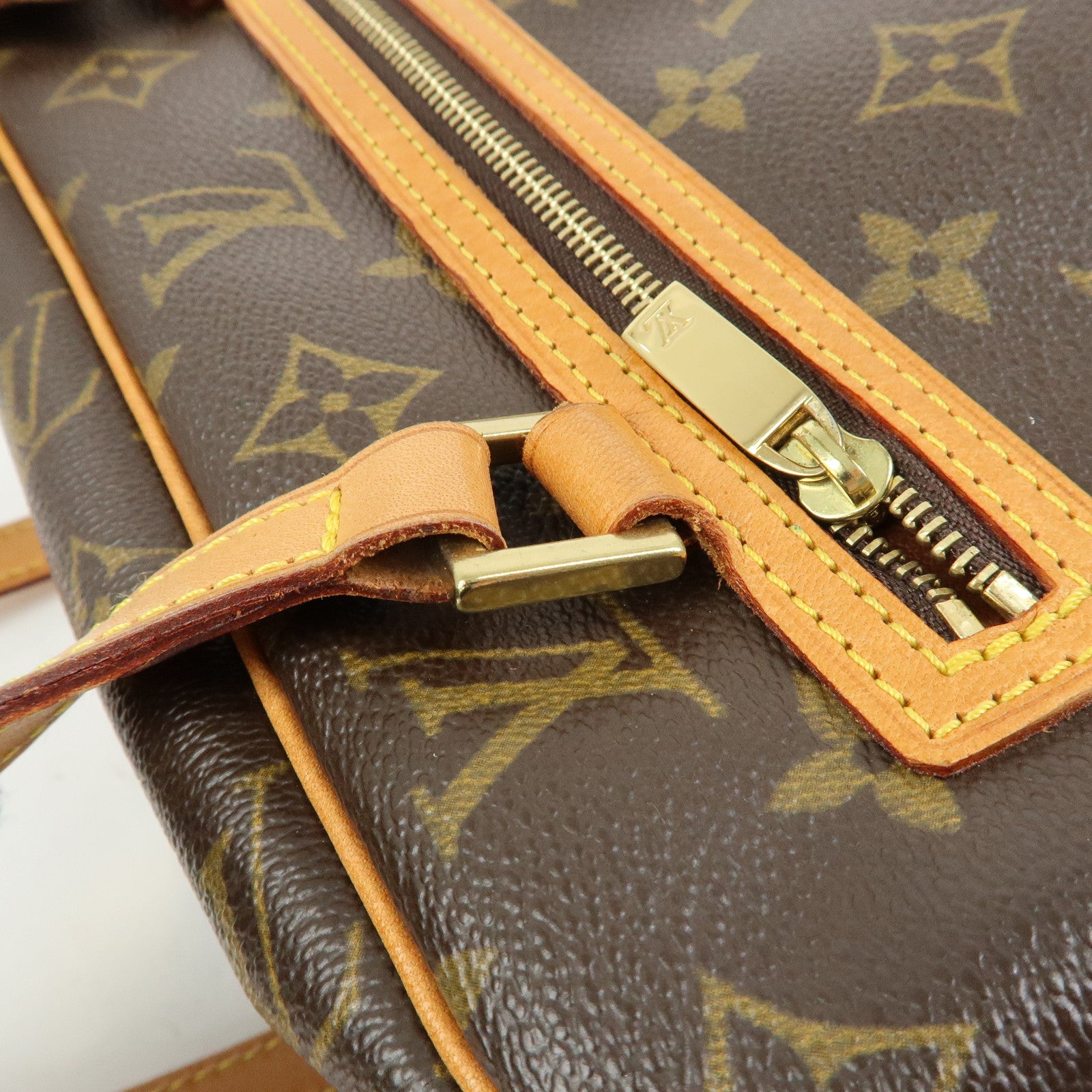 Louis Vuitton Monogram Cite MM Shoulder Bag Hand Bag Brown M51182