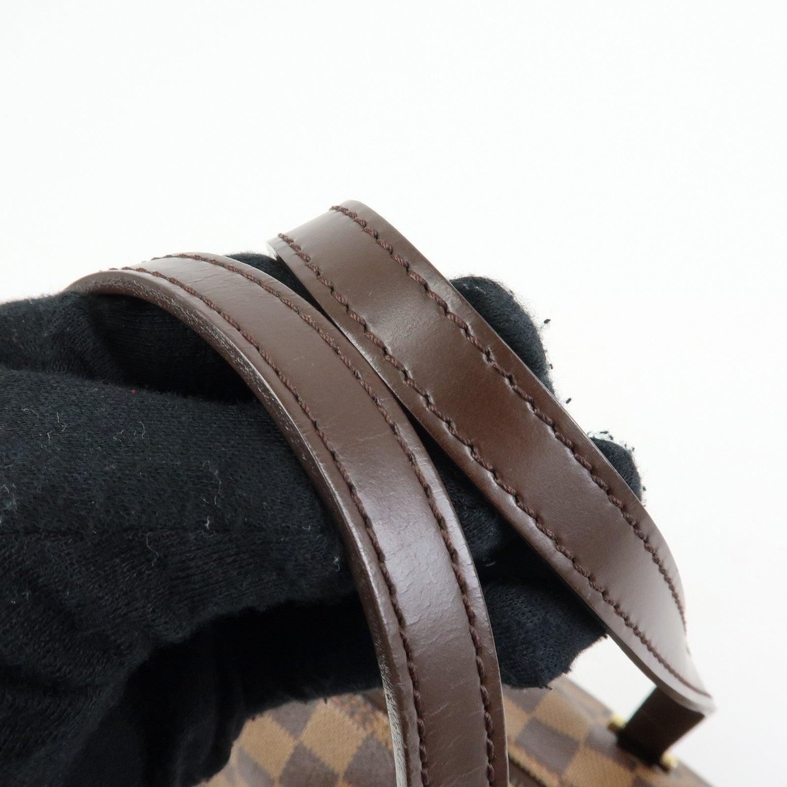Louis Vuitton Damier Ebene Papillon 30 Hand Bag Brown N51303