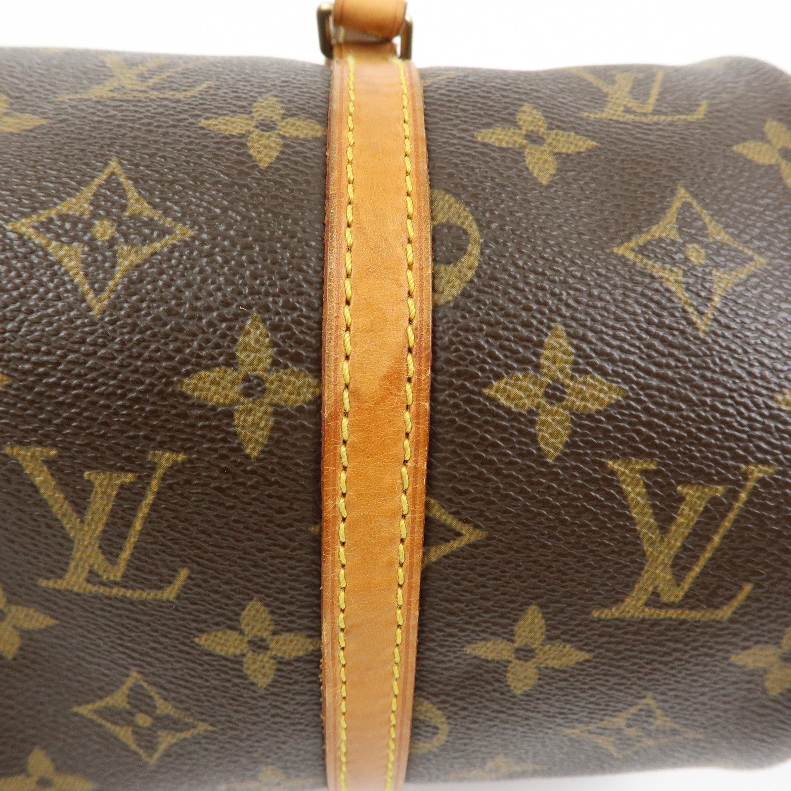 Louis Vuitton Monogram Papillon 30 Hand Bag Brown M51385