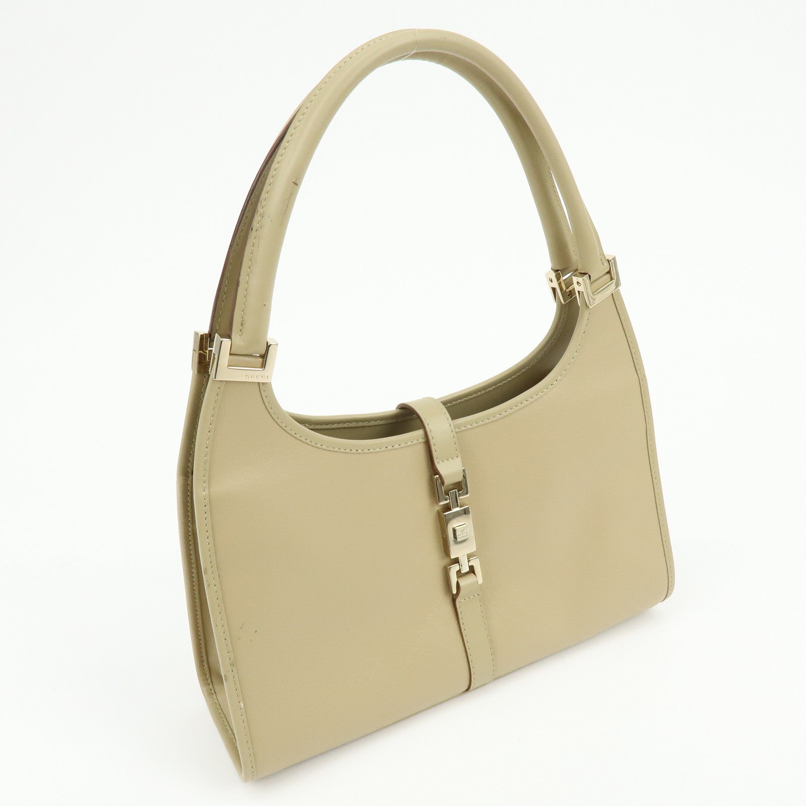 GUCCI Jackie Microguccissima Leather Shoulder Bag Hand Bag 002.1068