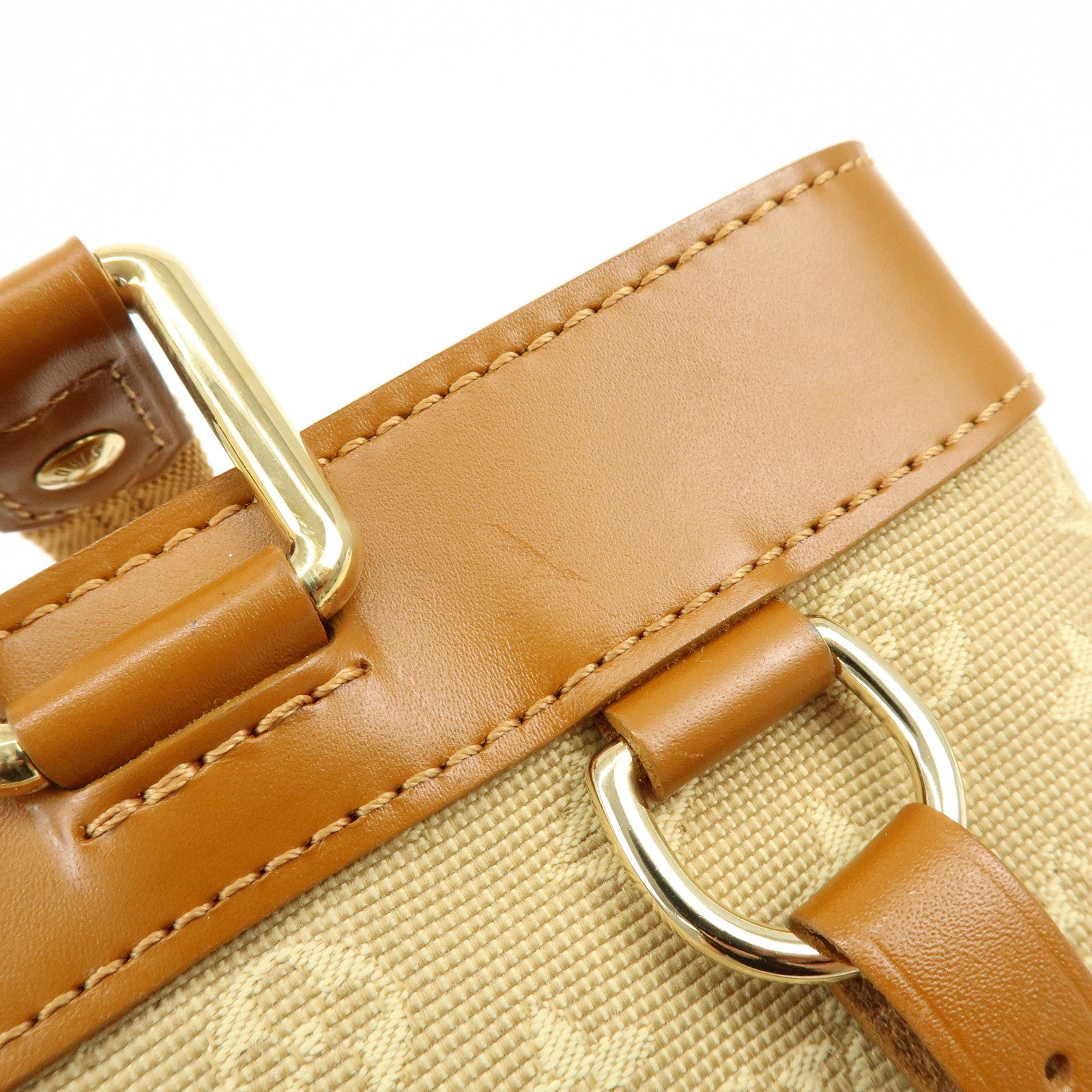 Louis Vuitton Monogram Mini Lucille PM Hand Bag Beige M92684