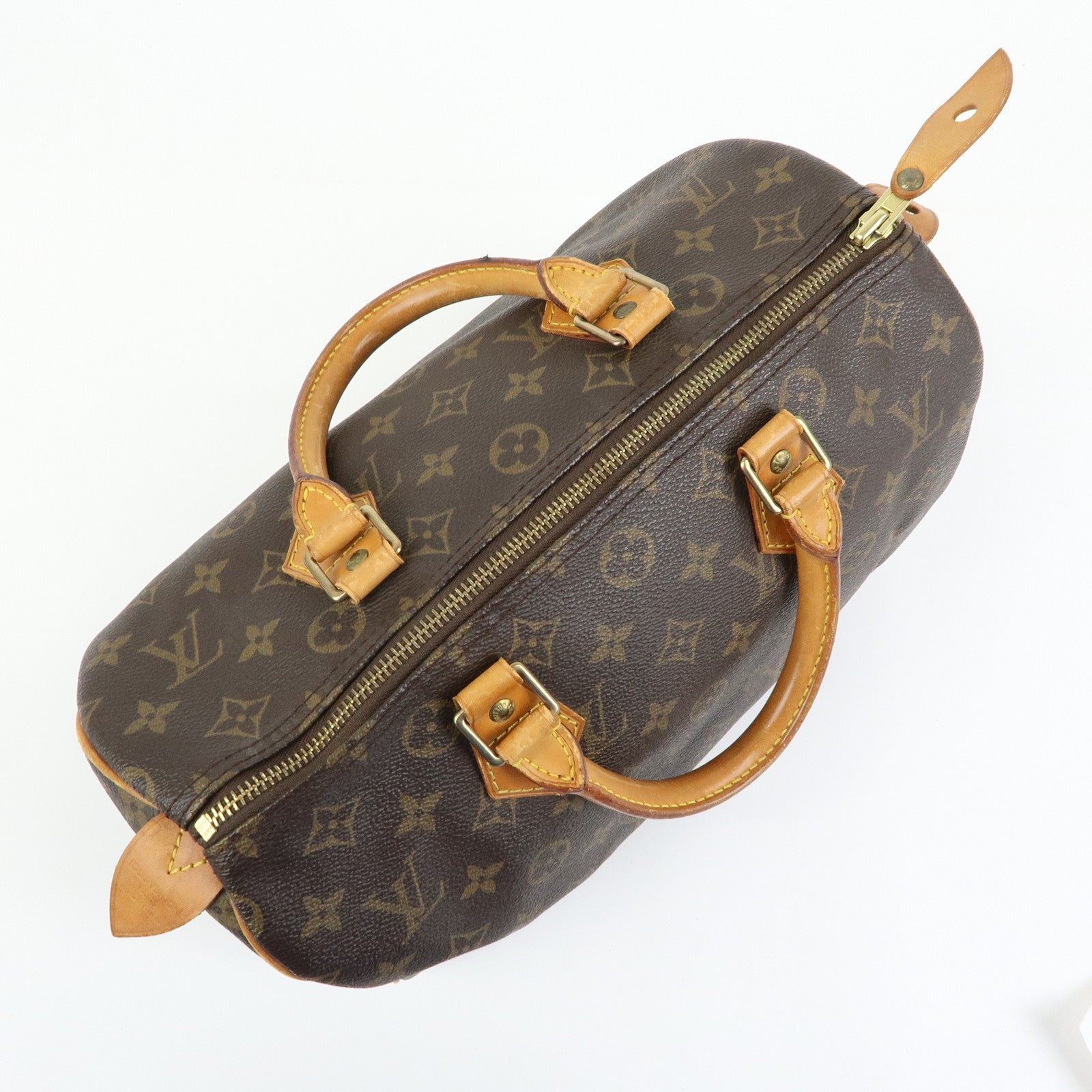 Louis Vuitton Monogram Speedy 30 Boston Bag Hand Bag Brown M41526