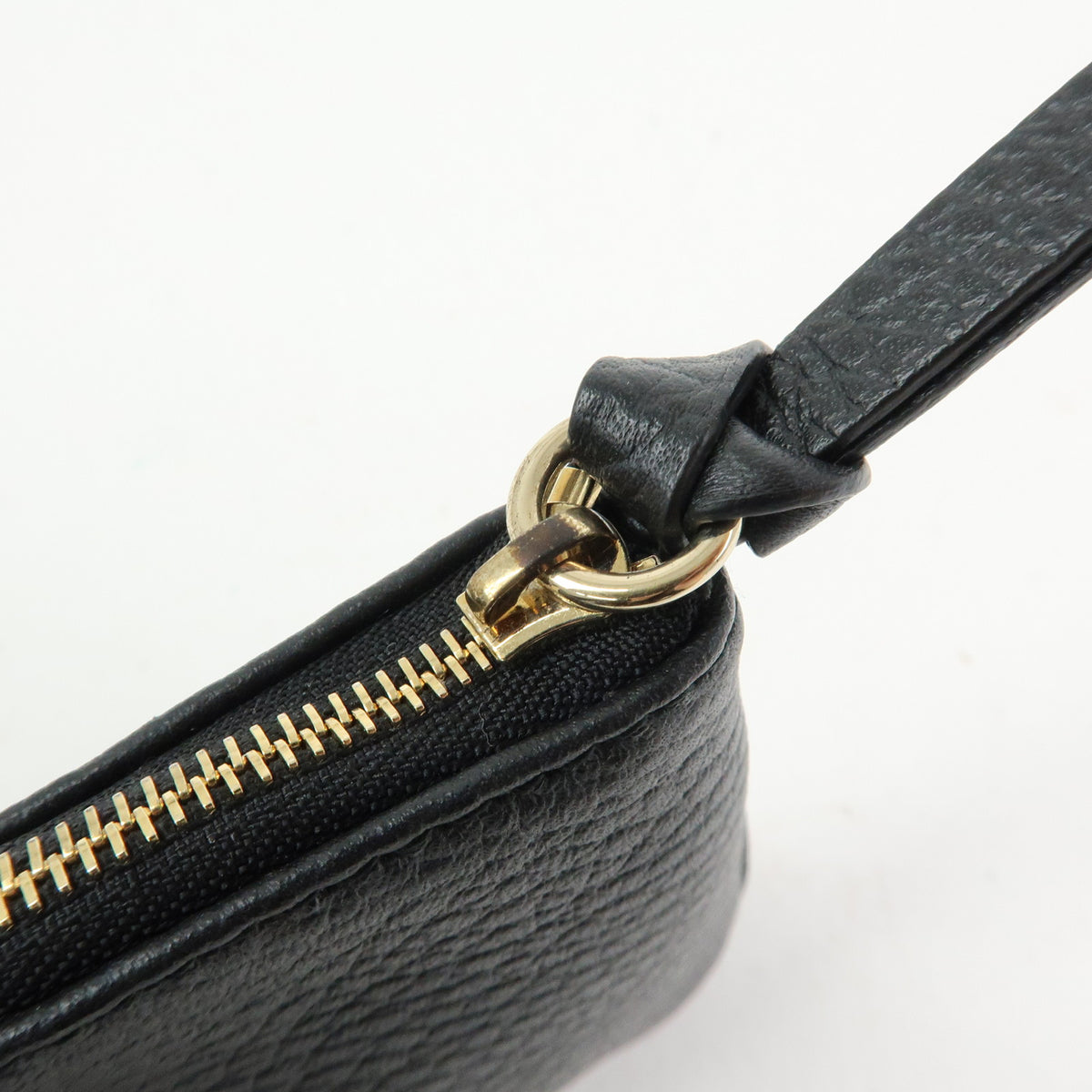 GUCCI Leather Key Case Coin Case Black 368879
