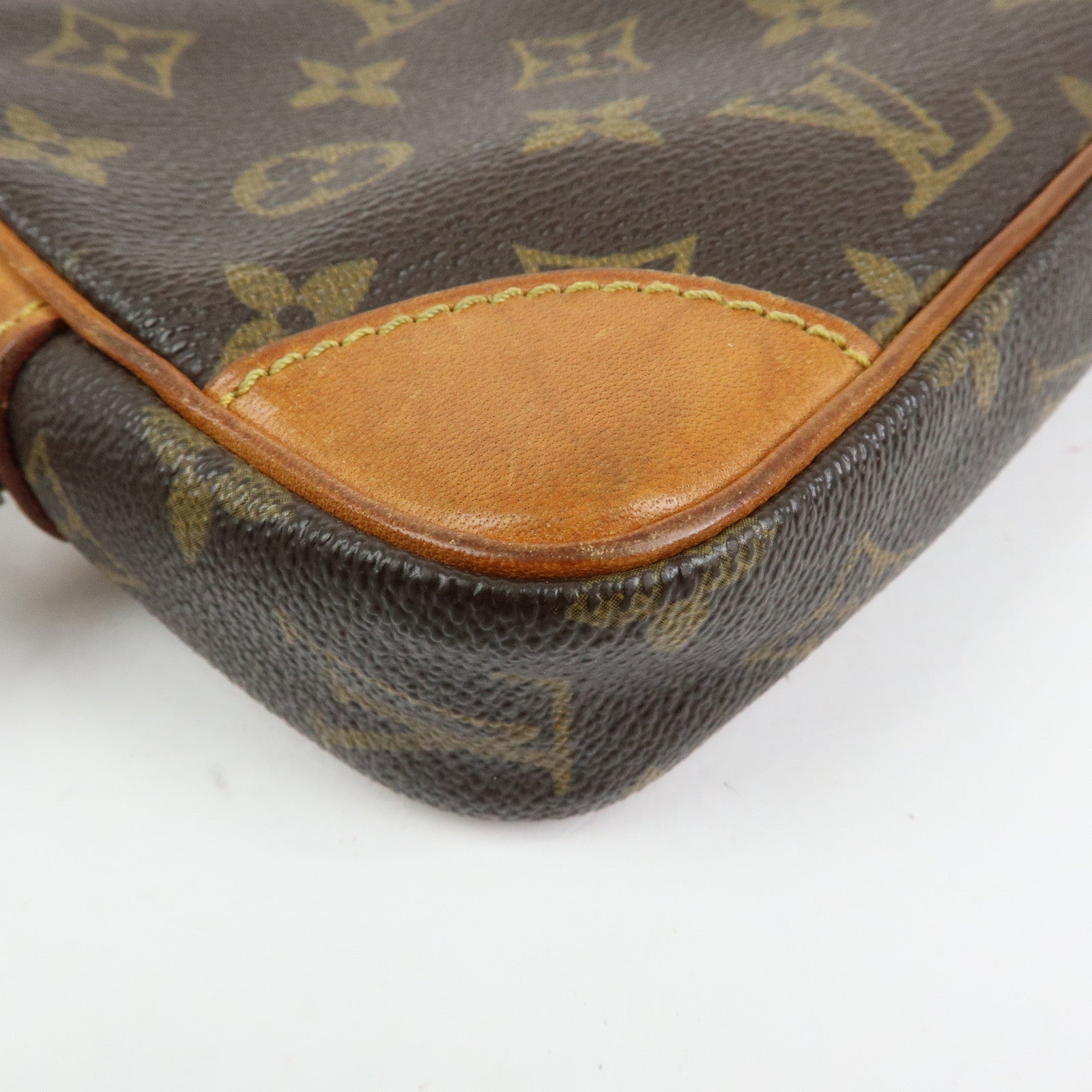 Louis Vuitton Monogram Marly Dragonne PM Clutch Bag Brown M51827