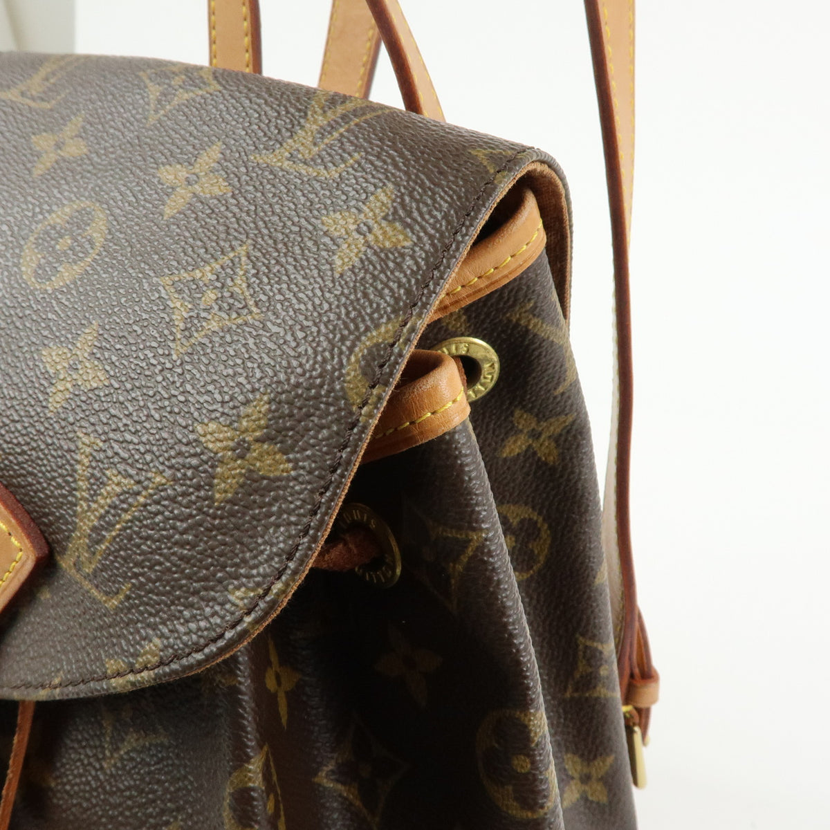 Louis Vuitton Monogram Montsouris MM Backpack Rucksack Brown M51136