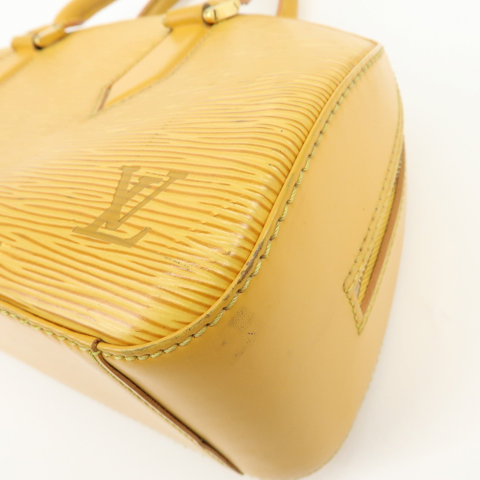 Louis Vuitton Epi Jasmine Hand Boston Bag Tassilli Yellow M52089