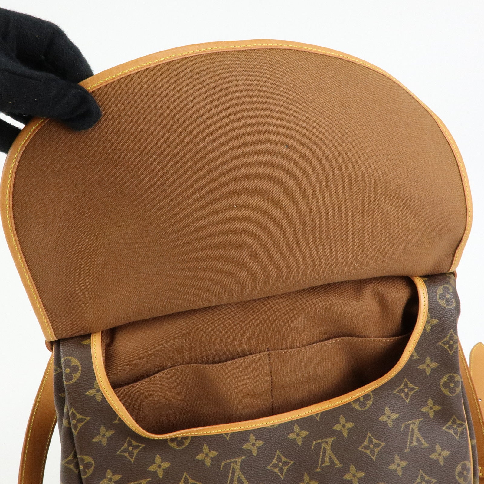 Louis Vuitton Monogram Saumur 35 Shoulder Bag Brown M42254