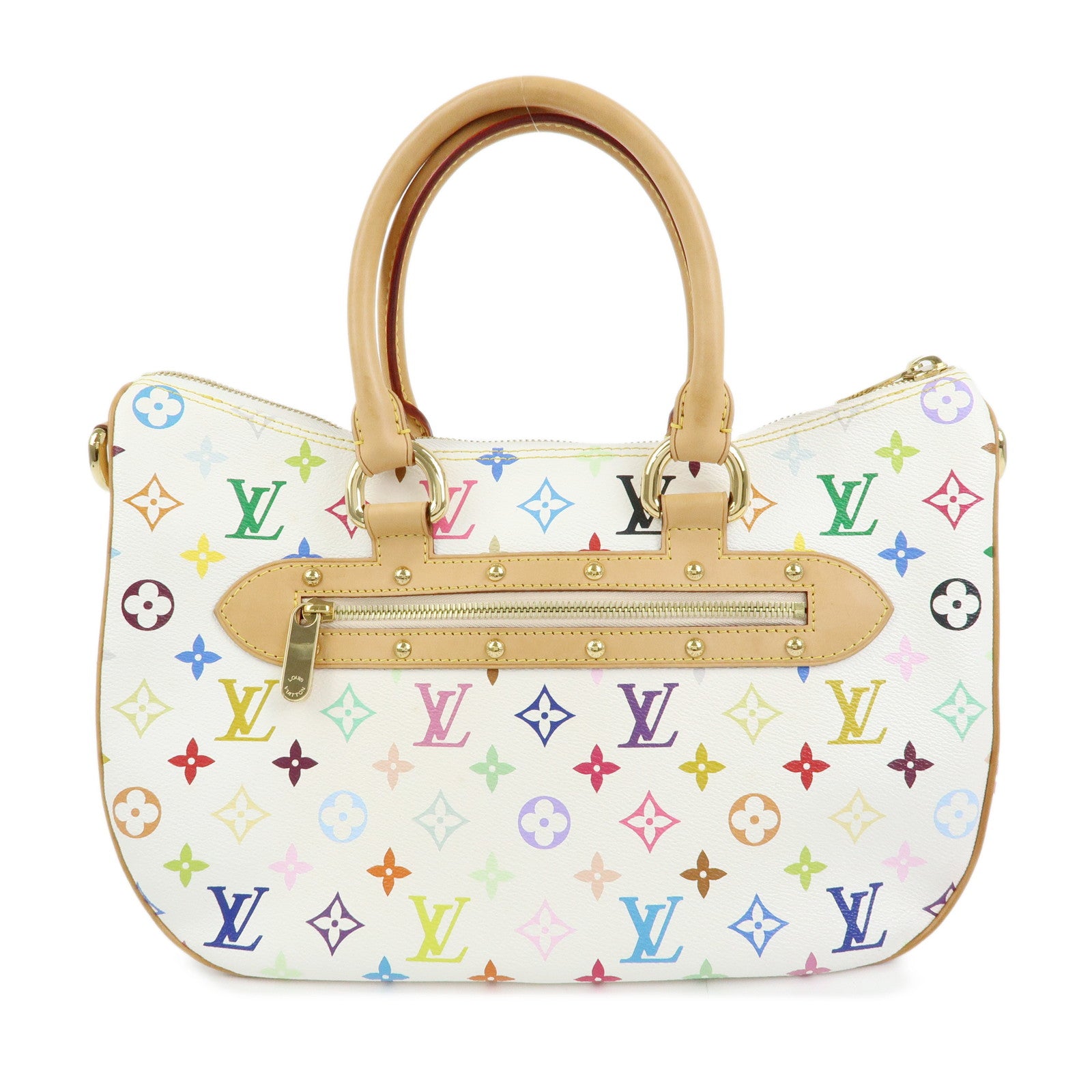 Louis Vuitton Monogram Multicolor Rita Shoulder Hand Bag Blanc M40125