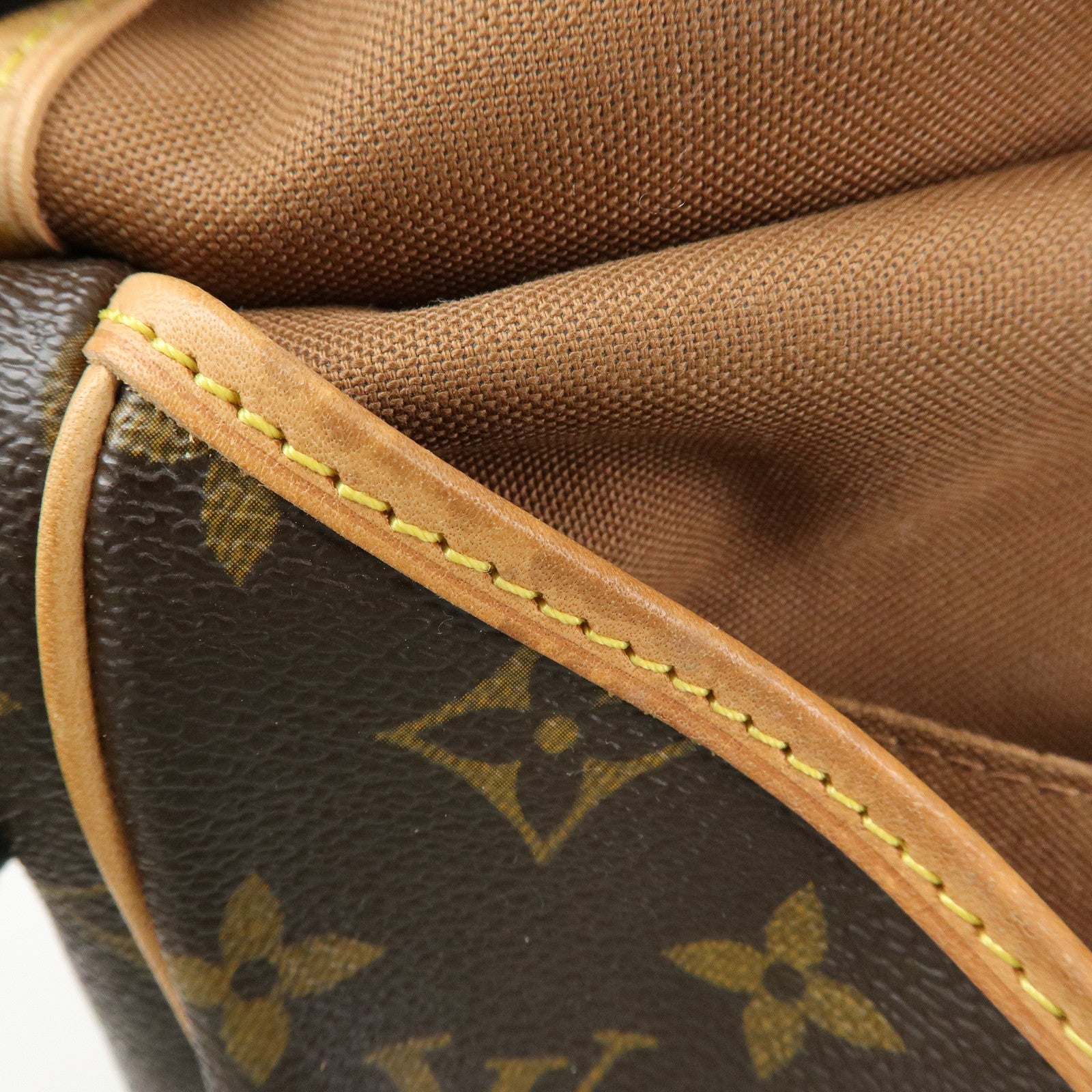 Louis Vuitton Monogram Saumur 30 Shoulder Crossbody Bag Brown M42256