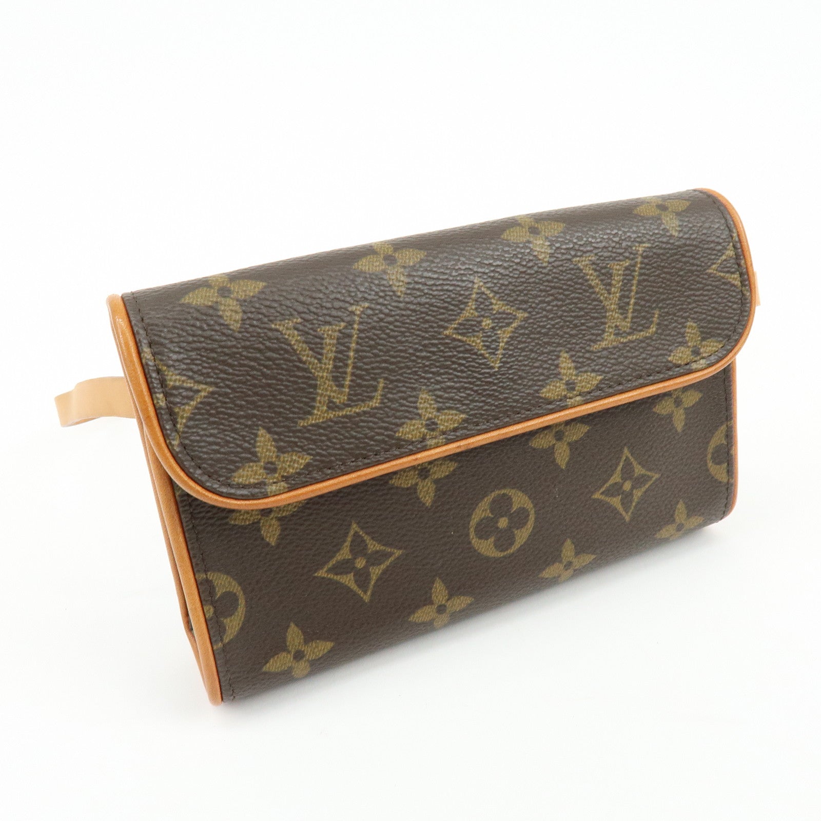 Louis Vuitton Monogram Pochette Florentine Waist Bag Belt XS M51855