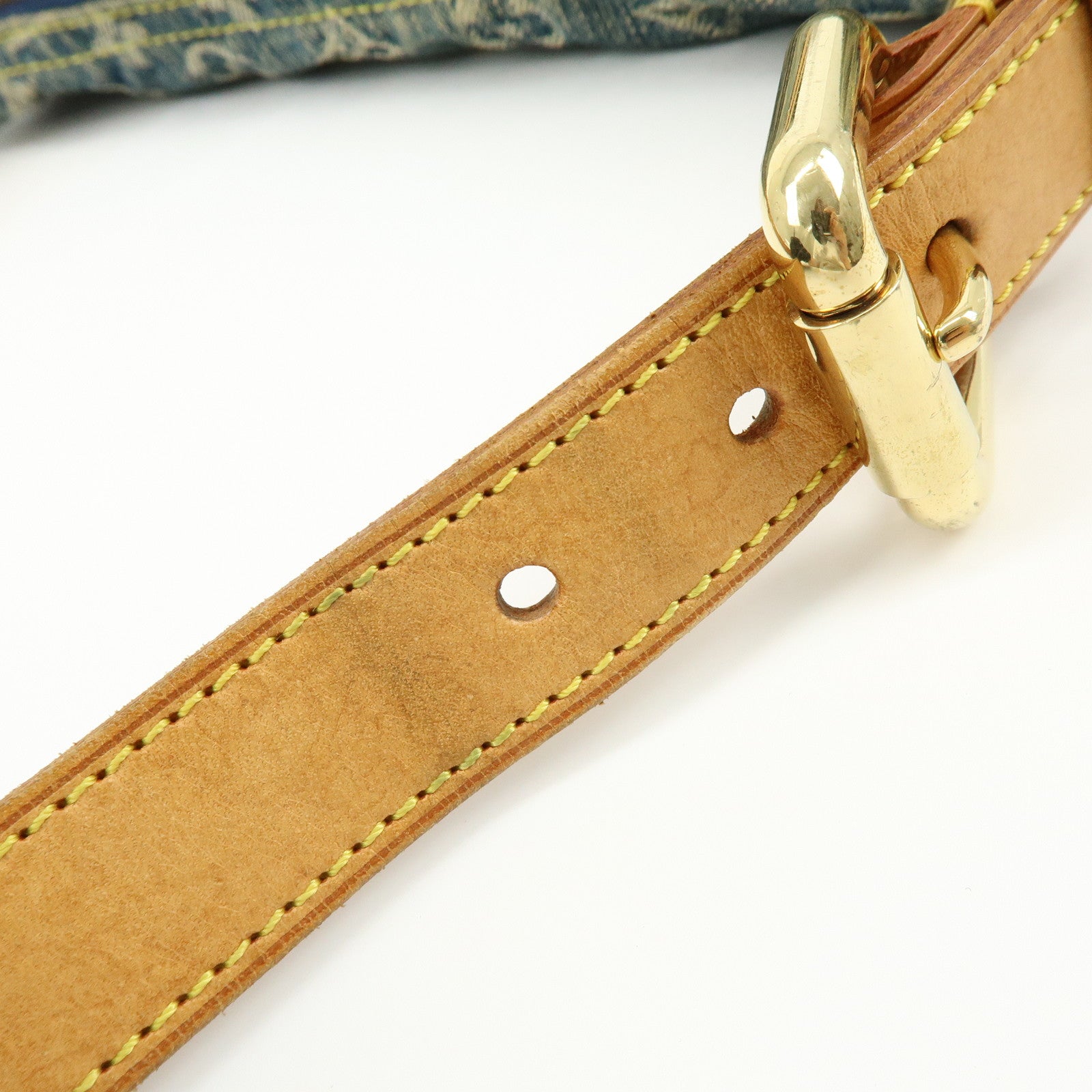 Louis Vuitton Monogram Denim Baggy PM 2Way Bag Shoulder Bag M95049