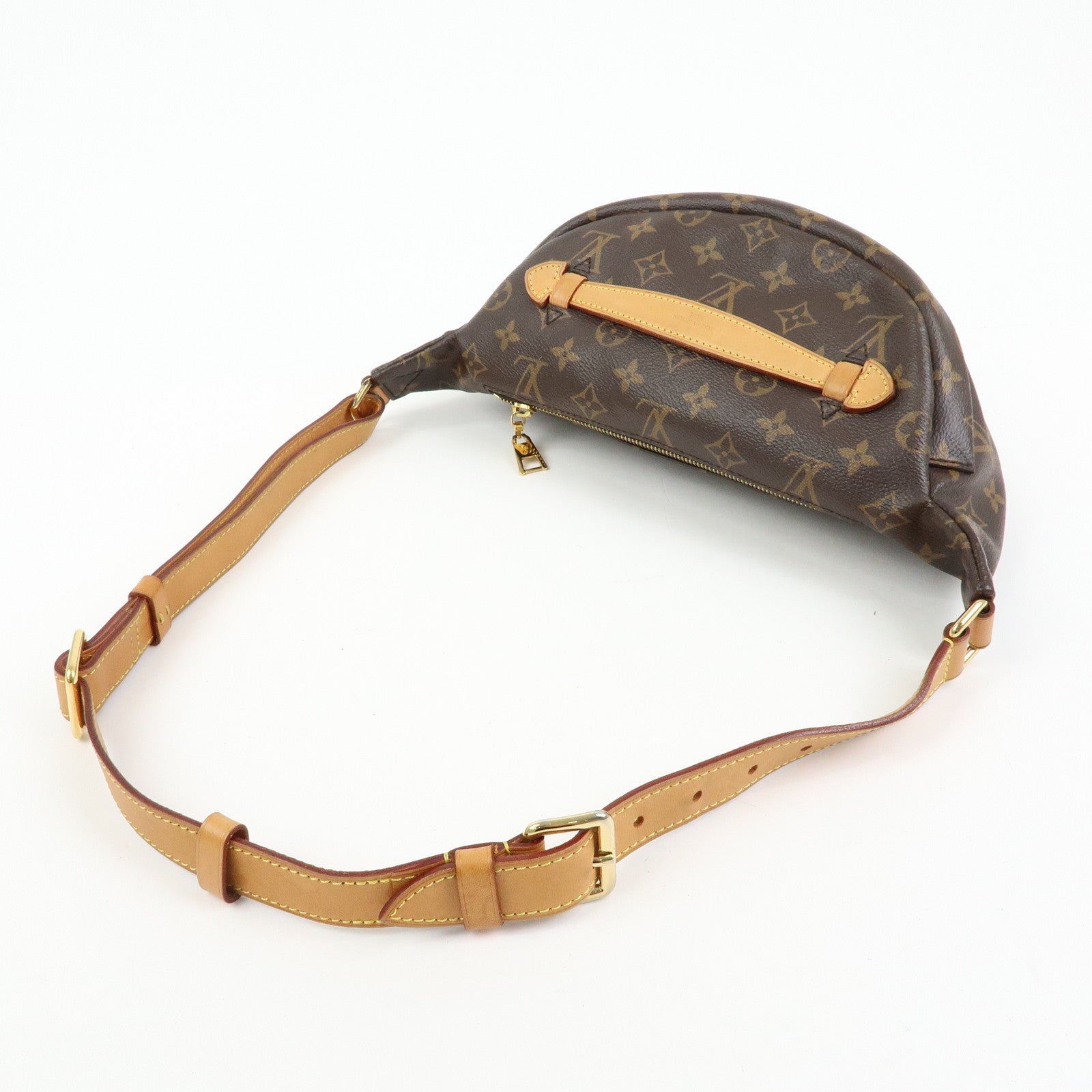 Louis Vuitton Monogram Bumbag Crossbody Shoulder Bag Brown M43644