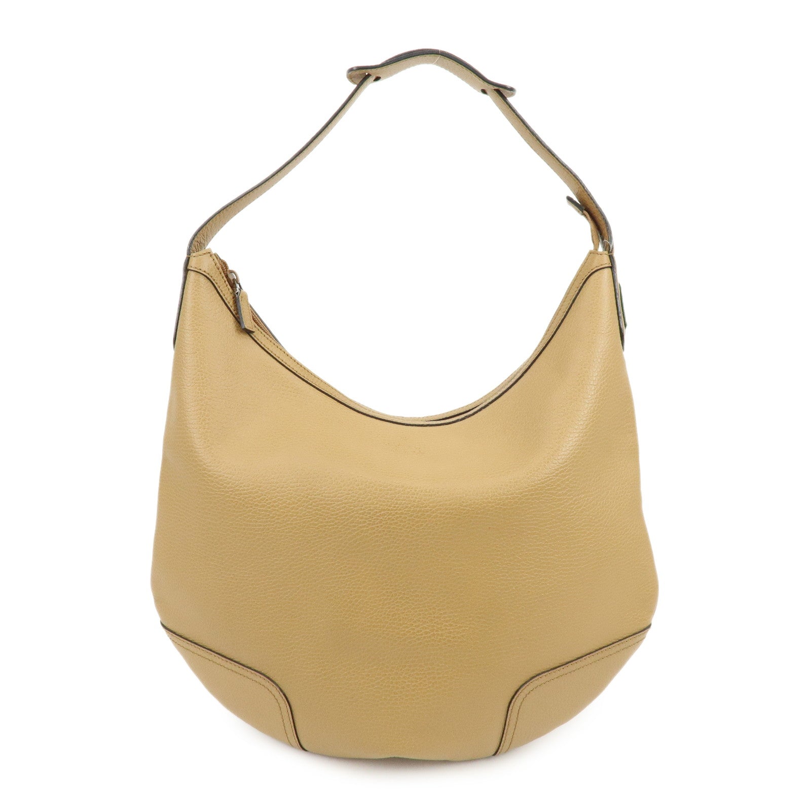 GUCCI Sherry Leather Shoulder Bag Hand Bag Beige 293596