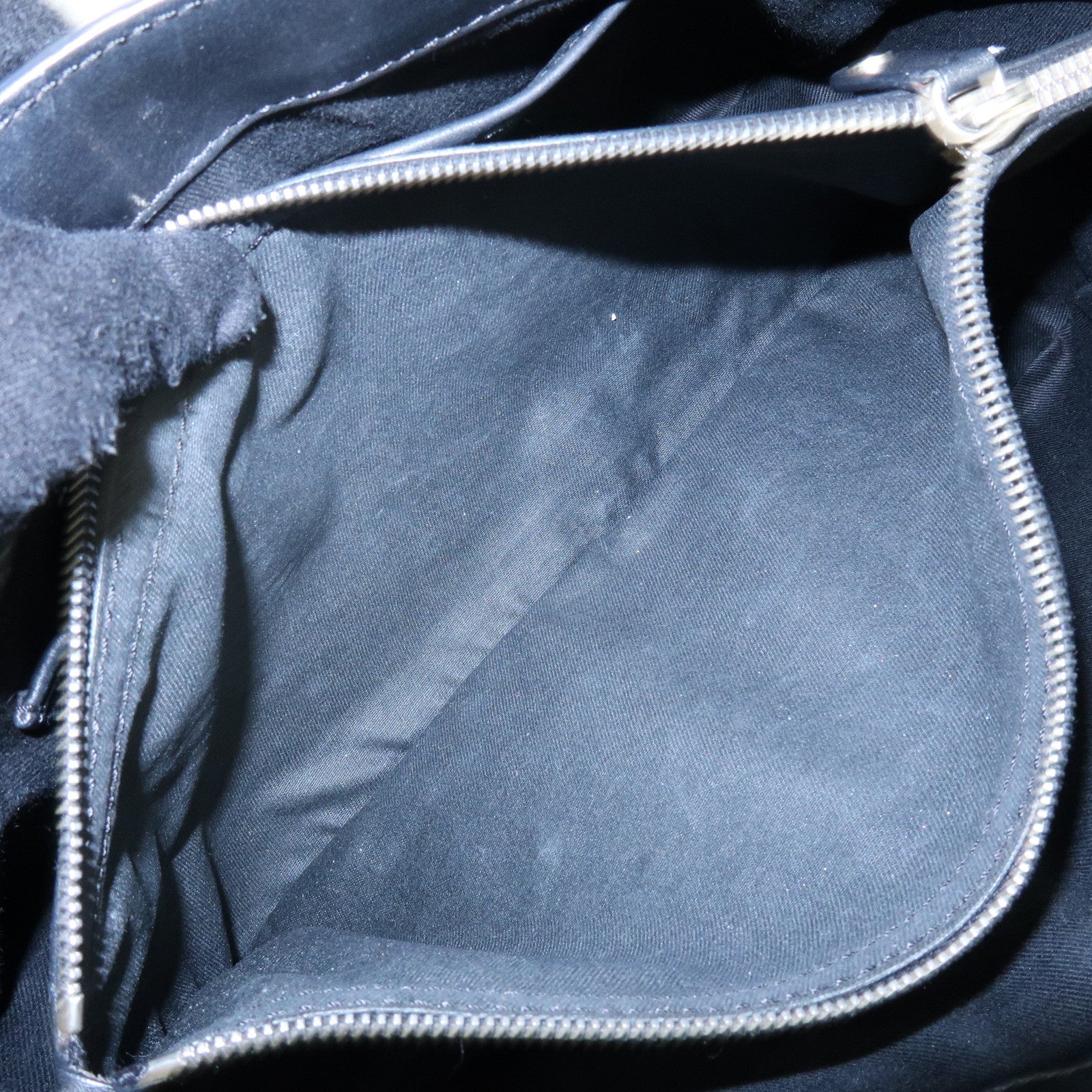 CELINE Boogie Bag Leather Hand Bag Tote Bag Black