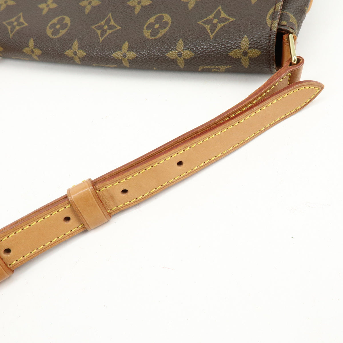 Louis Vuitton Monogram Musette Tango Short Shoulder Bag Brown M51257