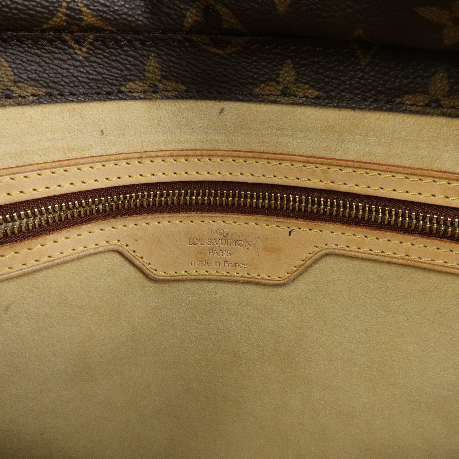Louis Vuitton Monogram Luco Tote Bag Hand Bag Brown M51155