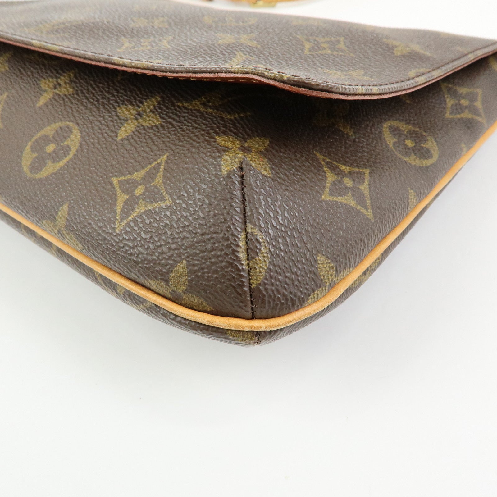 Louis Vuitton Monogram Musette Tango Short Shoulder Bag Brown M51257