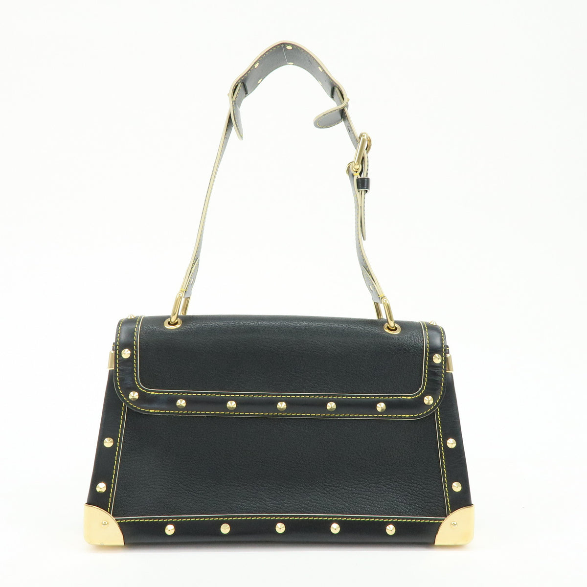 Louis Vuitton Talentueux Suhali Leather Shoulder Bag Studs Noir M91820