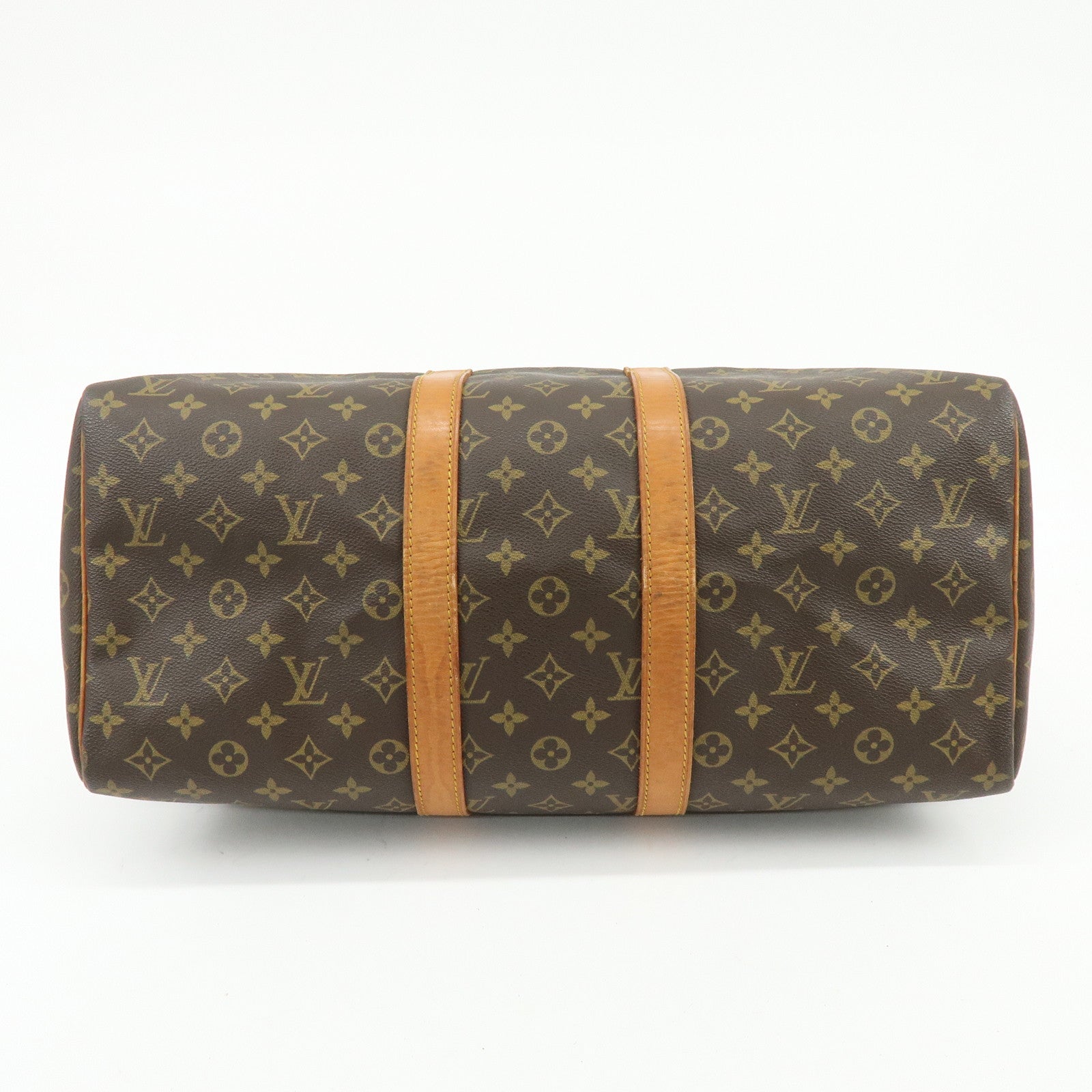 Louis Vuitton Monogram Keep All 45 Boston Bag Brown M41428