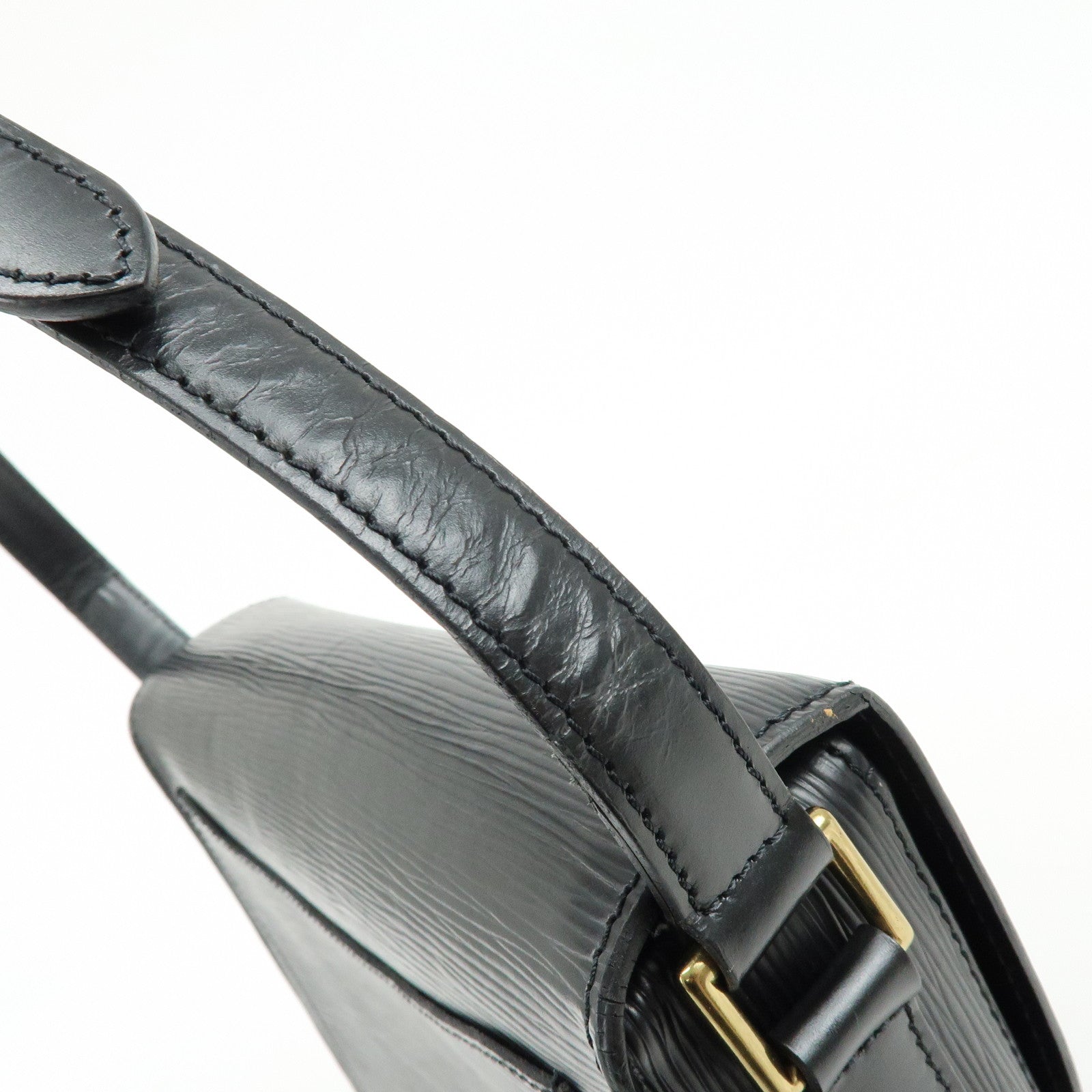 Louis Vuitton Epi Saint Cloud Shoulder Bag Black Noir M52192