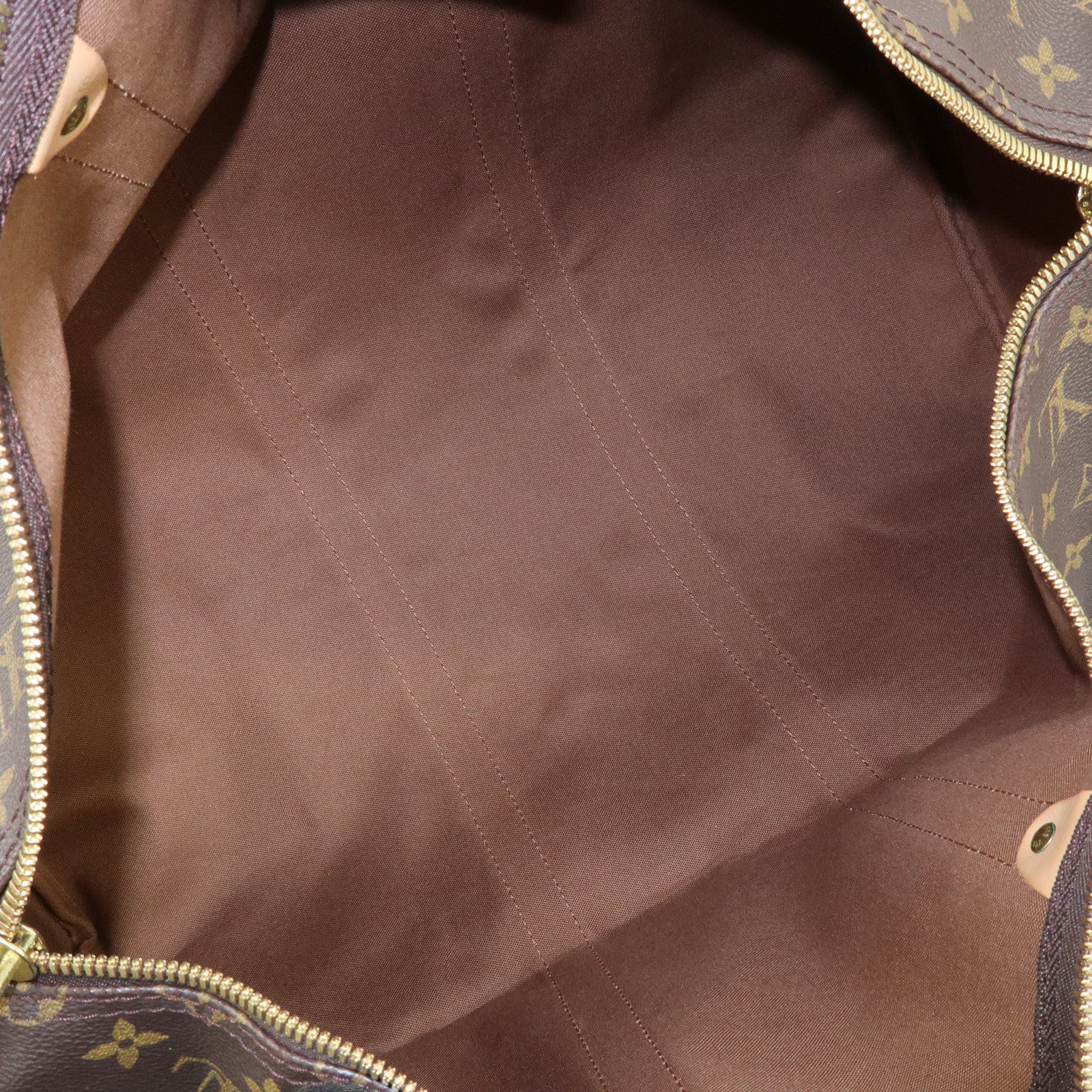 Louis Vuitton Monogram Keep All 50 Boston Bag Brown M41426