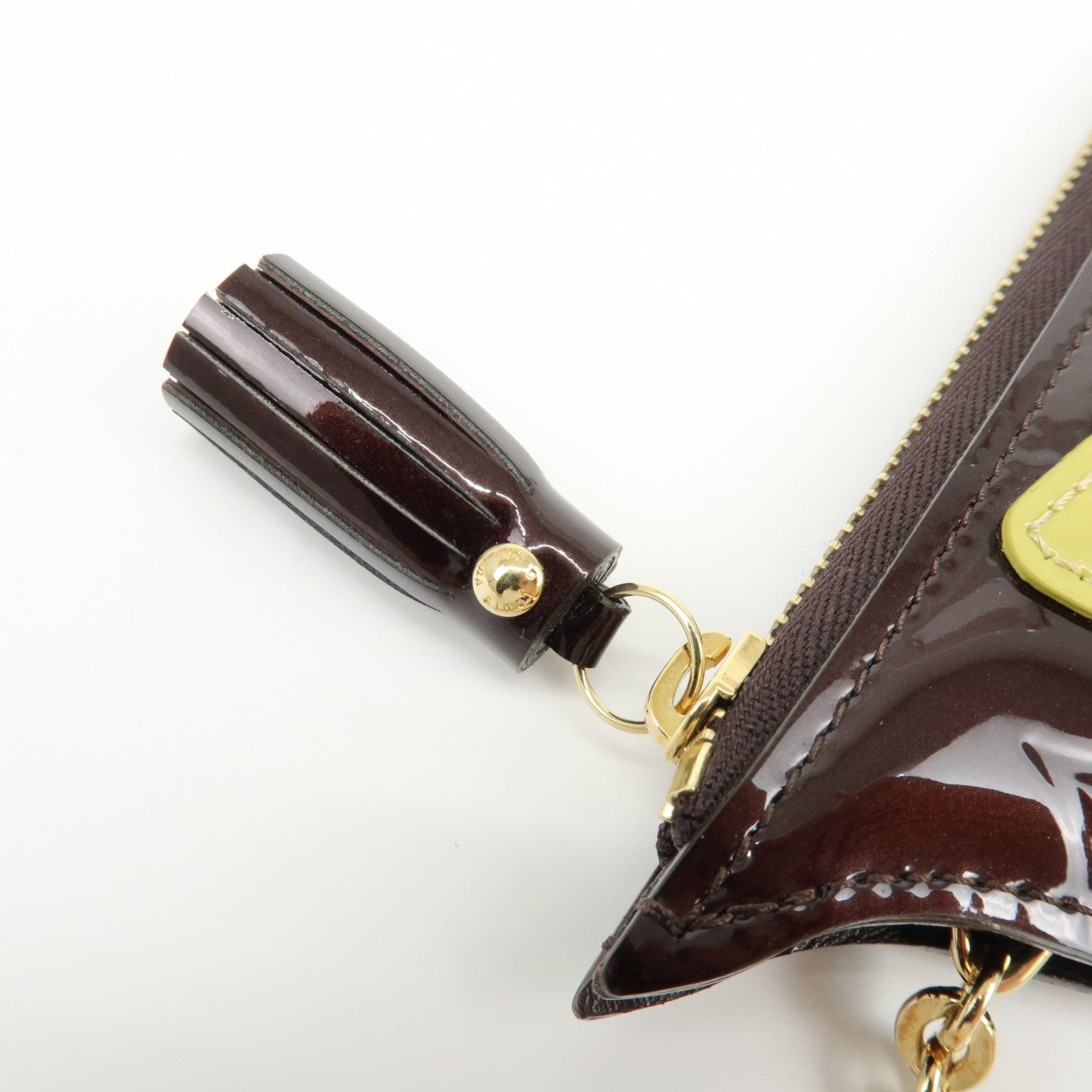 Louis Vuitton Monogram Vernis Leather Pochette Coq Coin Case M91406